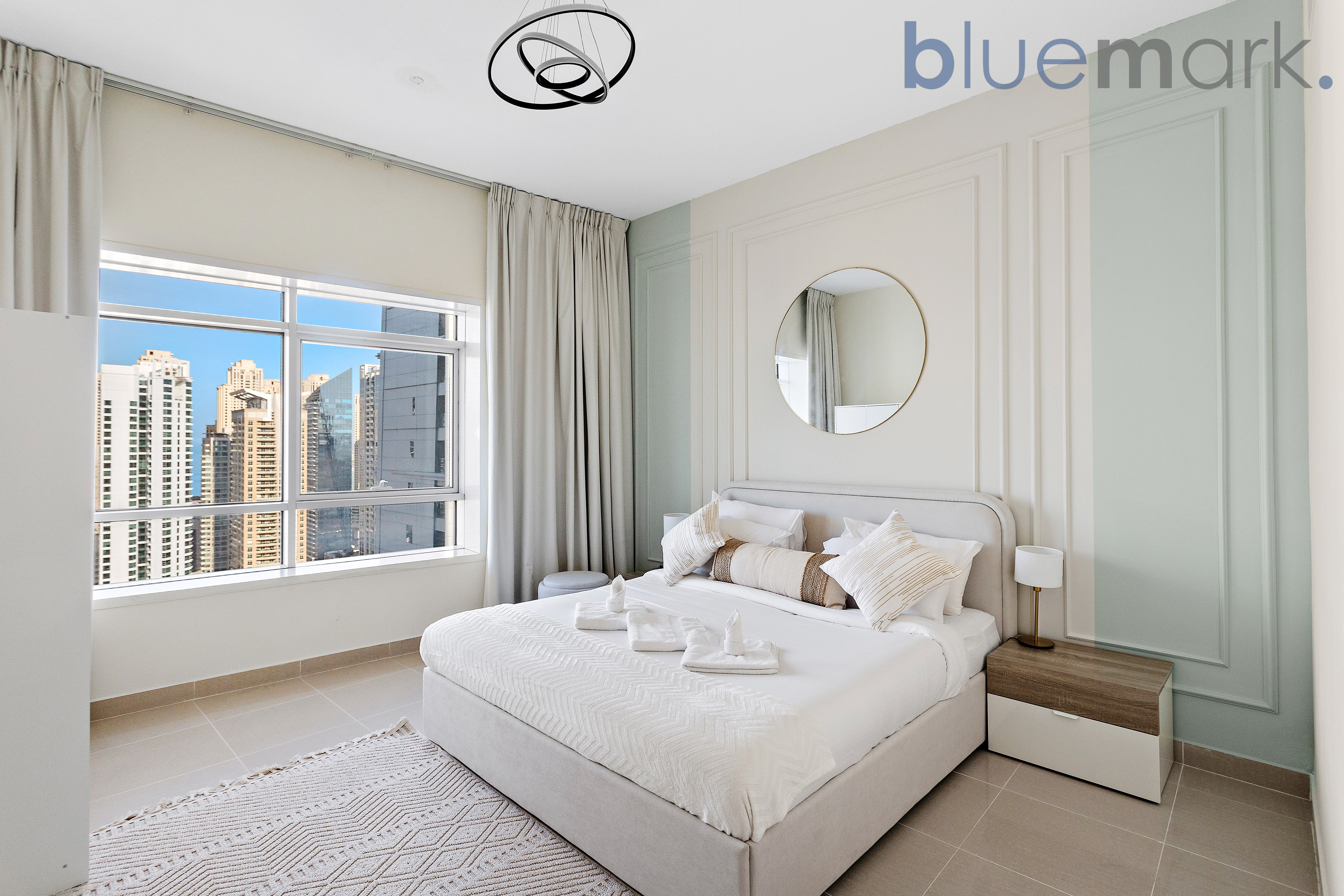 NOTE: UNFURNISHED 1 BED | MARINA SKYLINE VIEW | PRIME LOCATION | NEXT TO DMCC METRO