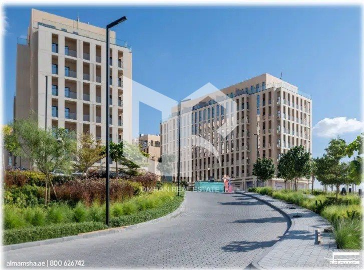 The lowest price for 1bedroom in the new Downtown Sharjah - freehold - installments with the developer