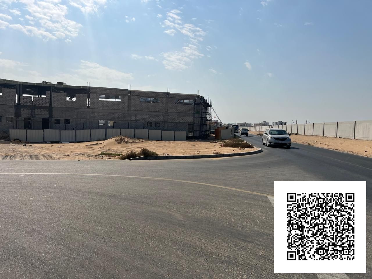 DRAWING READY ON STREET 6727 SQFT INDUSTRIAL PLOT JURF INDUSTRIAL AREA 2 AJMAN