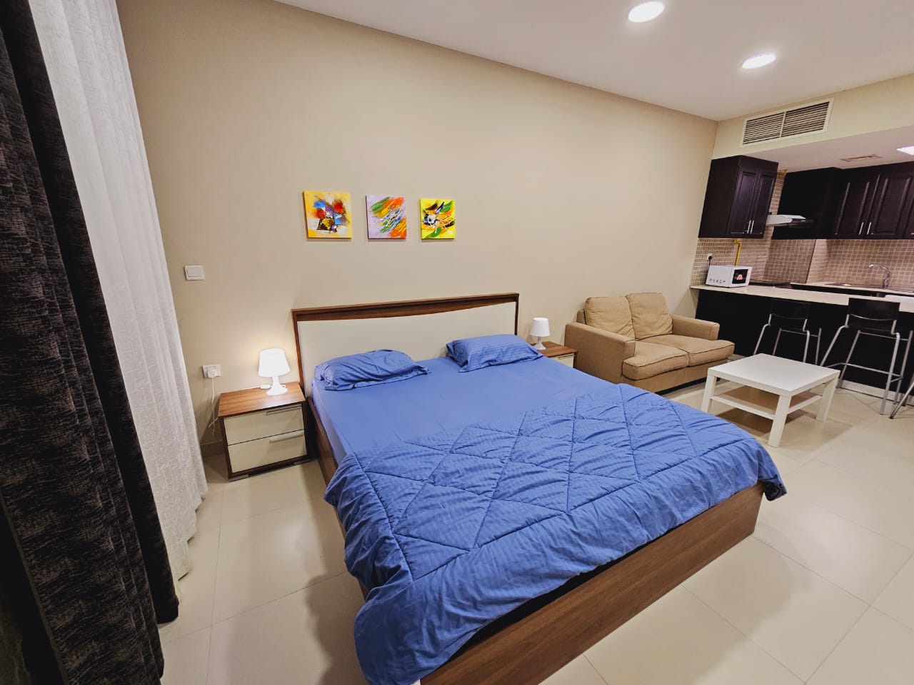 Newly Furnish Apartment In Warsan 4 || Ready To Move || Specious Studio with Closed Kitchen