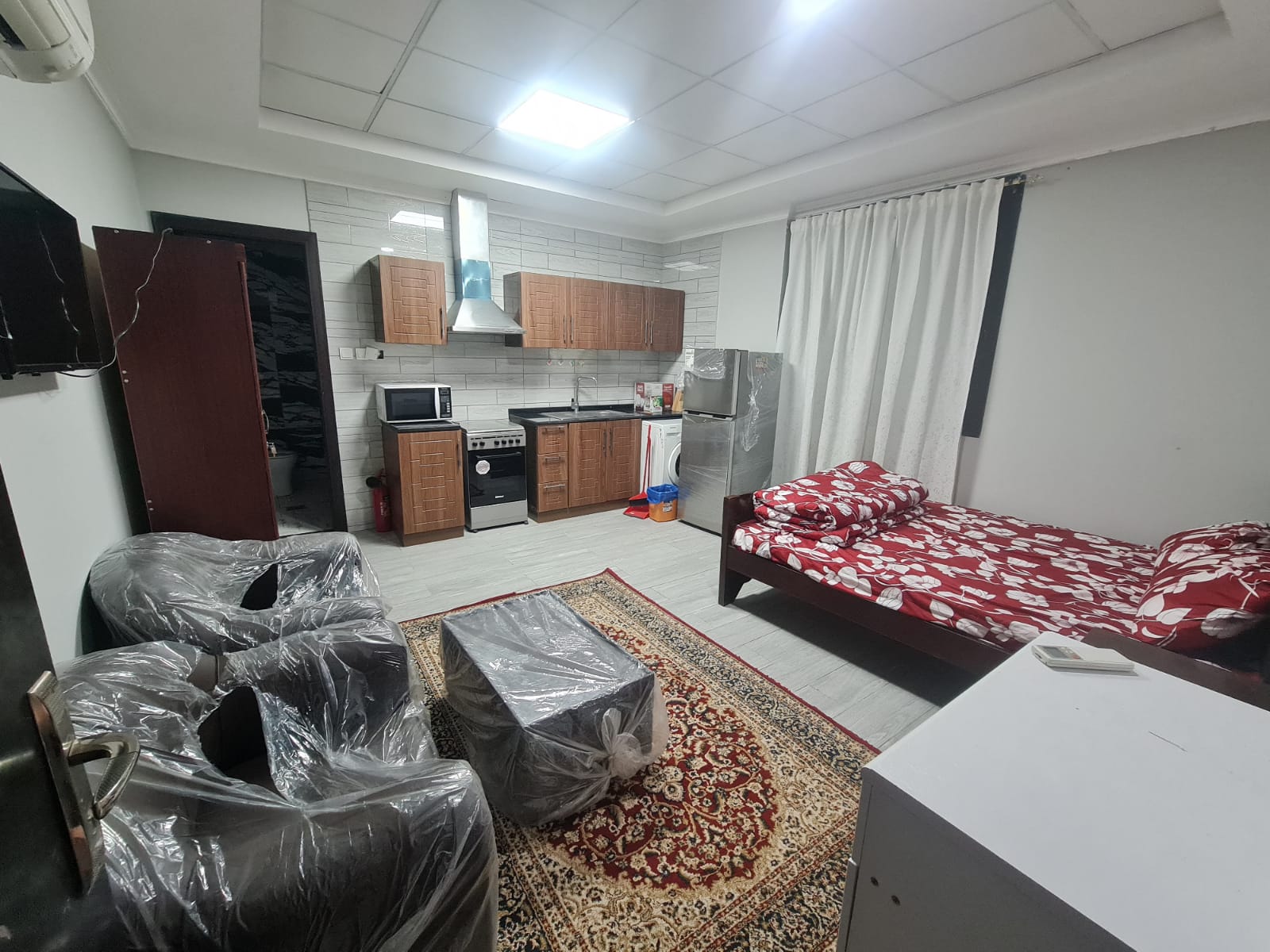 Executive Furnished Studio for Family, 2 min drive to Sheikh Muhammad Bin Zayed Road - Mowaihat 3 Ajman.