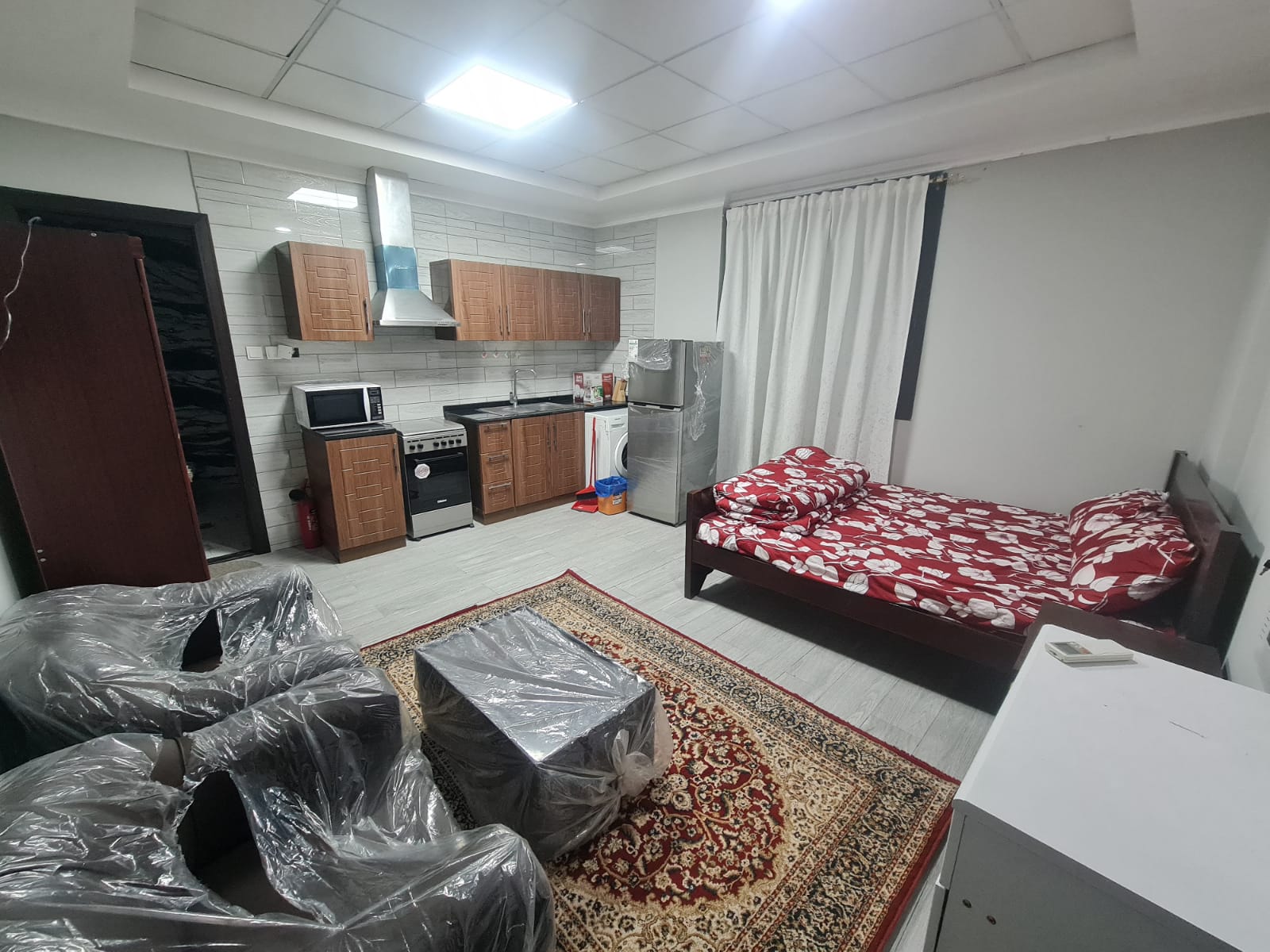 Executive Furnished Studio for Family, 2 min drive to Sheikh Muhammad Bin Zayed Road - Mowaihat 3 Ajman.