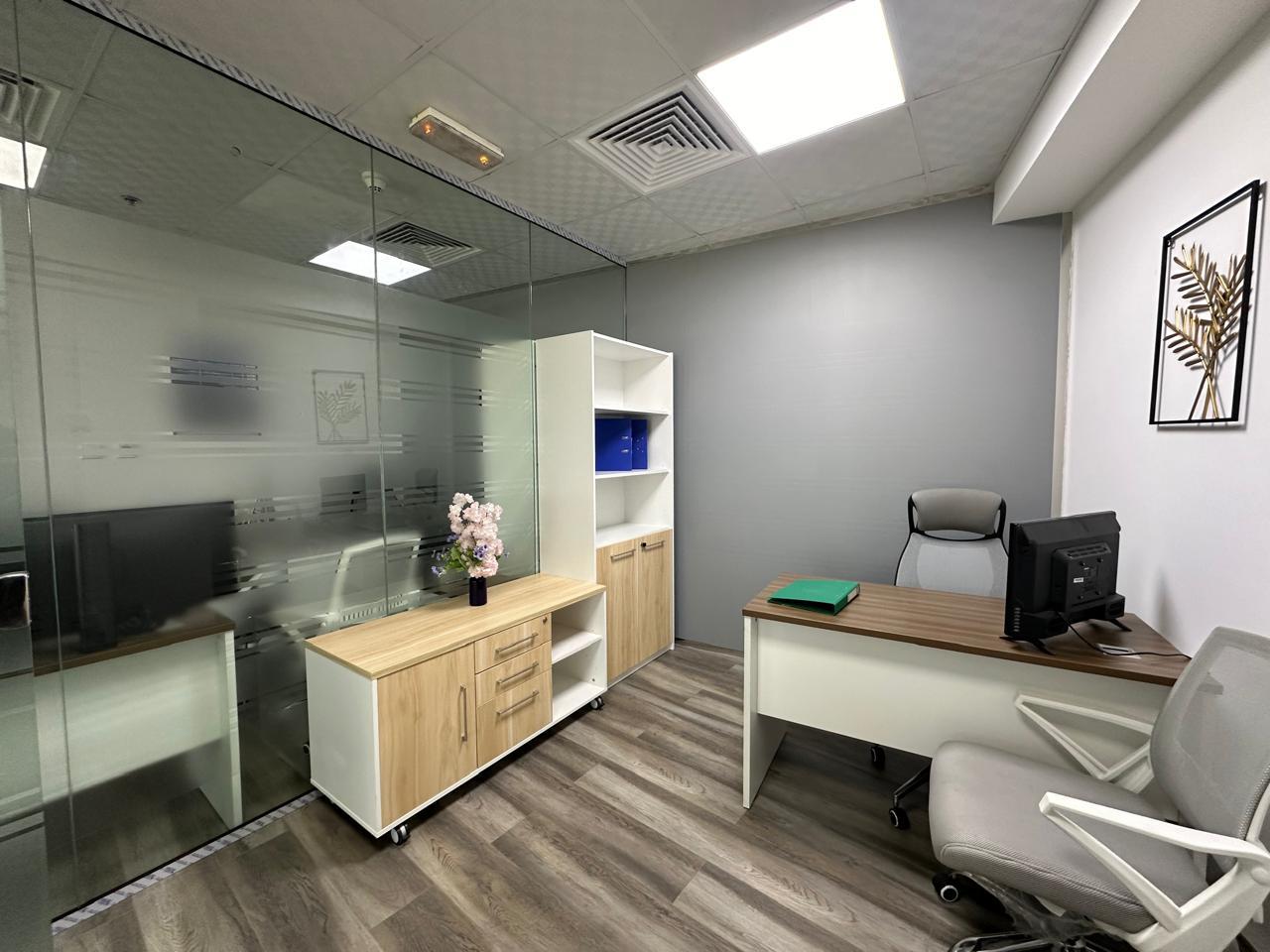Small Office with 1-2 desk can fit inside Exclusively
