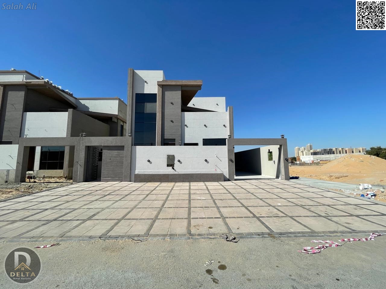 For sale, including registration fees, a modern design villa, central air conditioning, private, free for all nationalities, without annual fees