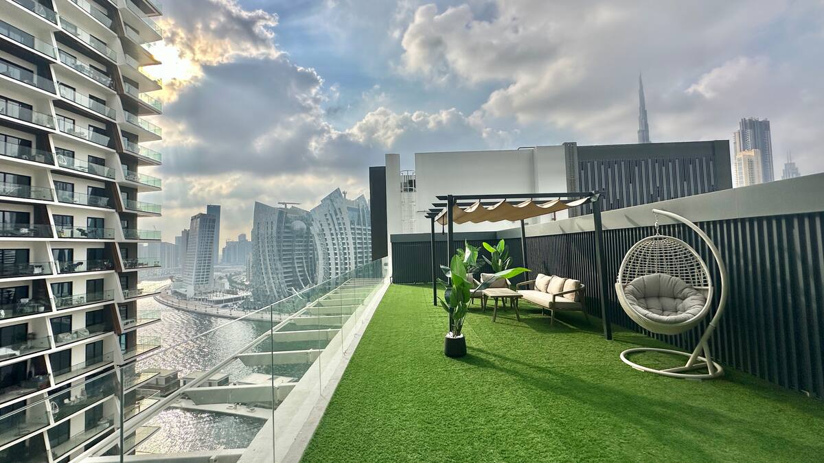 Huge Balcony 2BR at Northside 15 in Business Bay