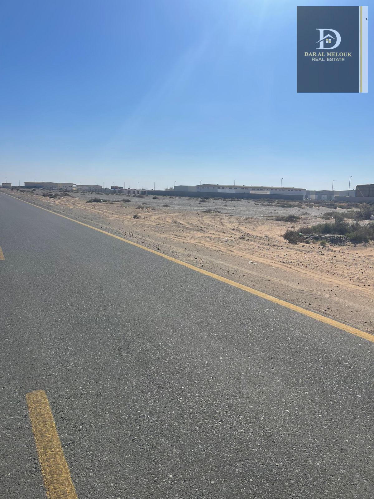 For sale in Sharjah, Al Sajaa area, industrial land Area 20,000 feet, industrial commercial permit