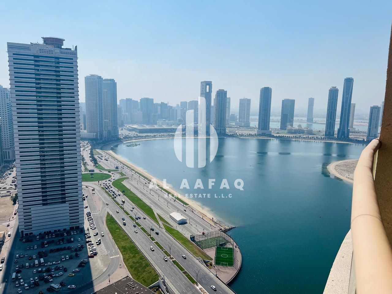 Spacious 2BHK| Full Corniche View | Master bedroom