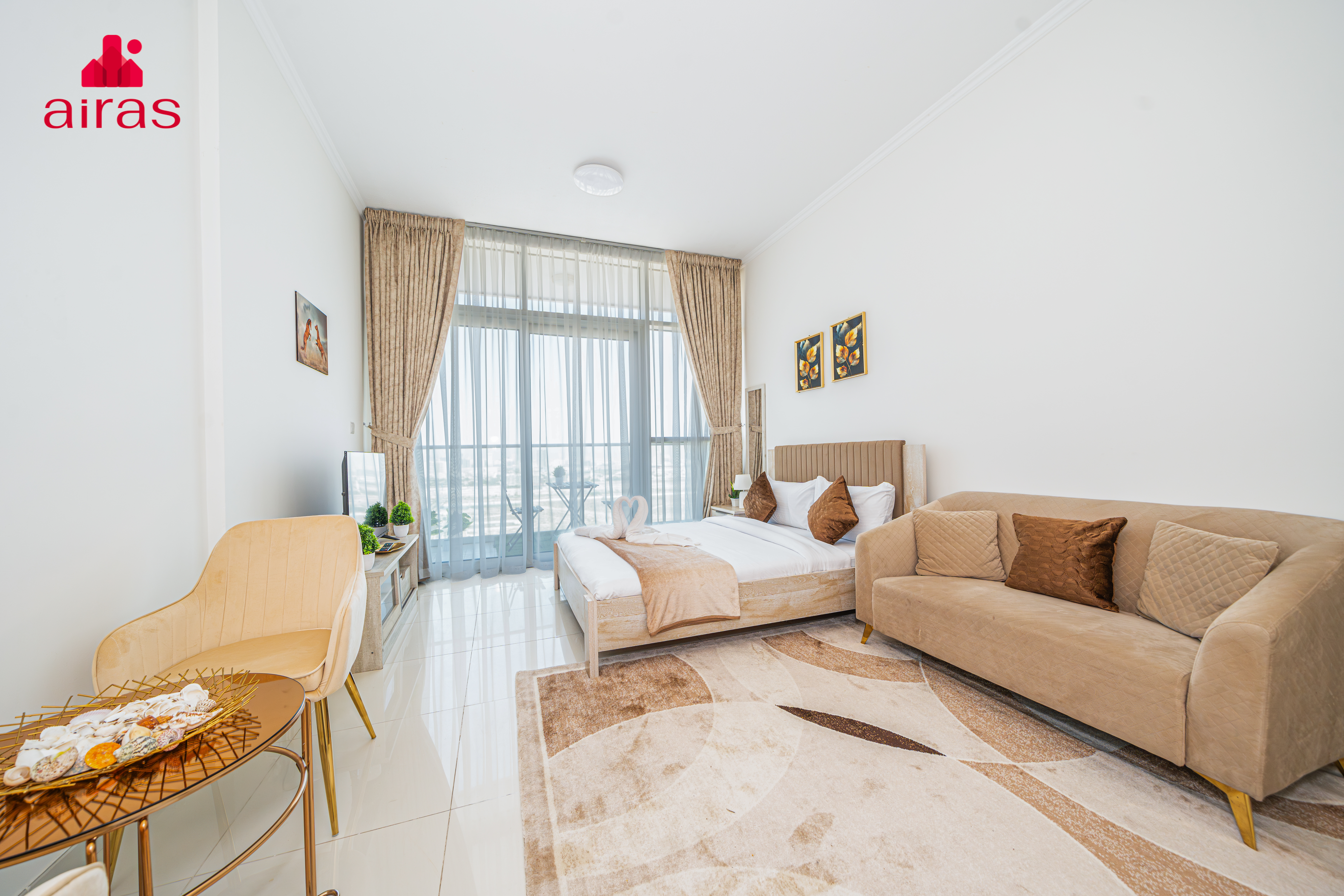 FULLY FURNISHED HIGHRISE STUDIO