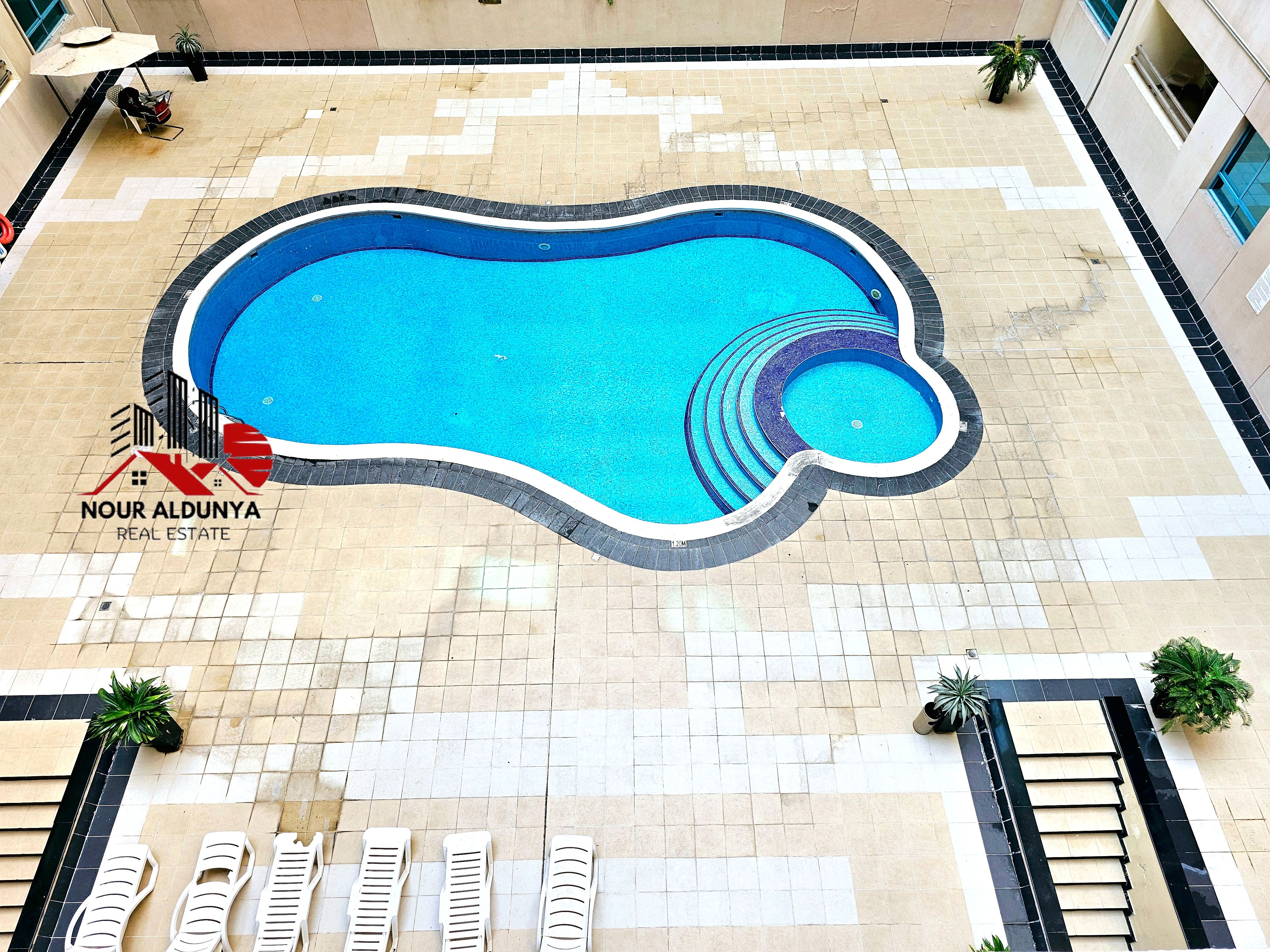 CLOSE TO METRO - SPACIOUS 2BHK RENT 70K - GYM SWIMMING POOL + CAR PARKING FREE - BALCONY - FAMILY BUILDING