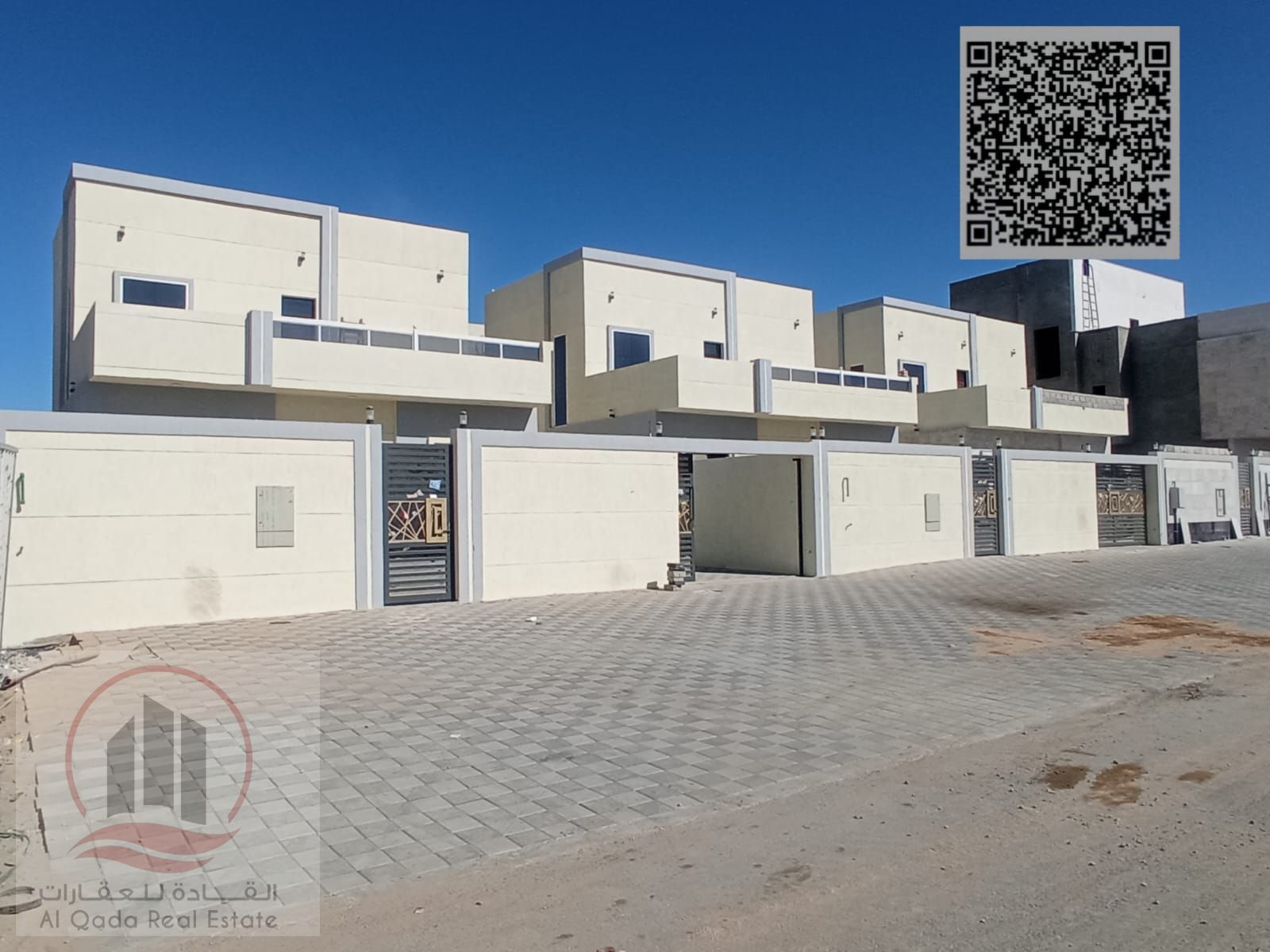 For sale villa in Ajman Al Zahia 3 master rooms, a council, a hall and a maid's room, free ownership for all nationalities and the possibility of bank
