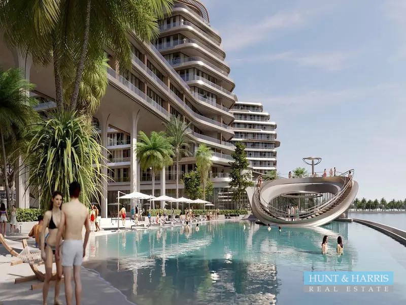 Studio Apartment For Sale Mina Al Arab - Prime Location - High Floor