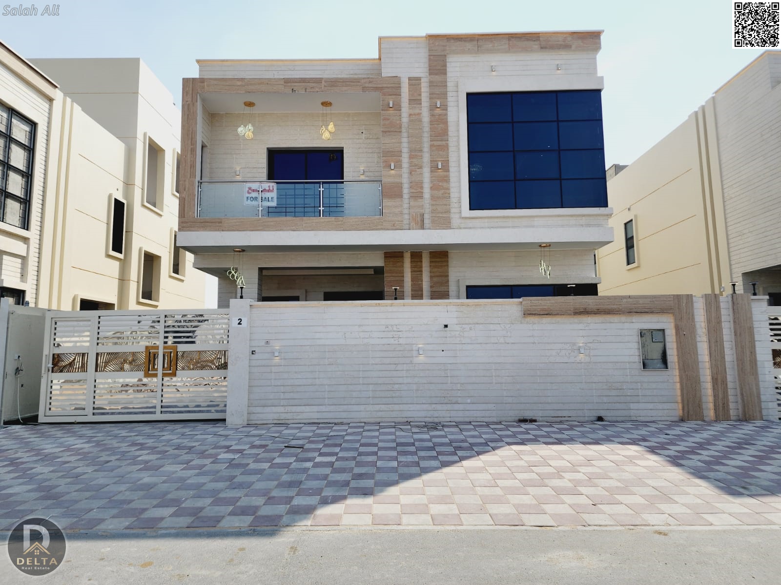 Luxurious fully furnished villa with air conditioners - including registration and ownership fees - two floors with a roof - freehold for all national