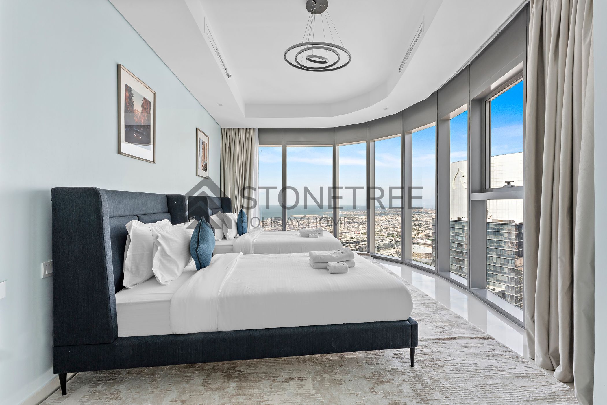 High Floor | Sea View | Infinity Pool w/ Burj View