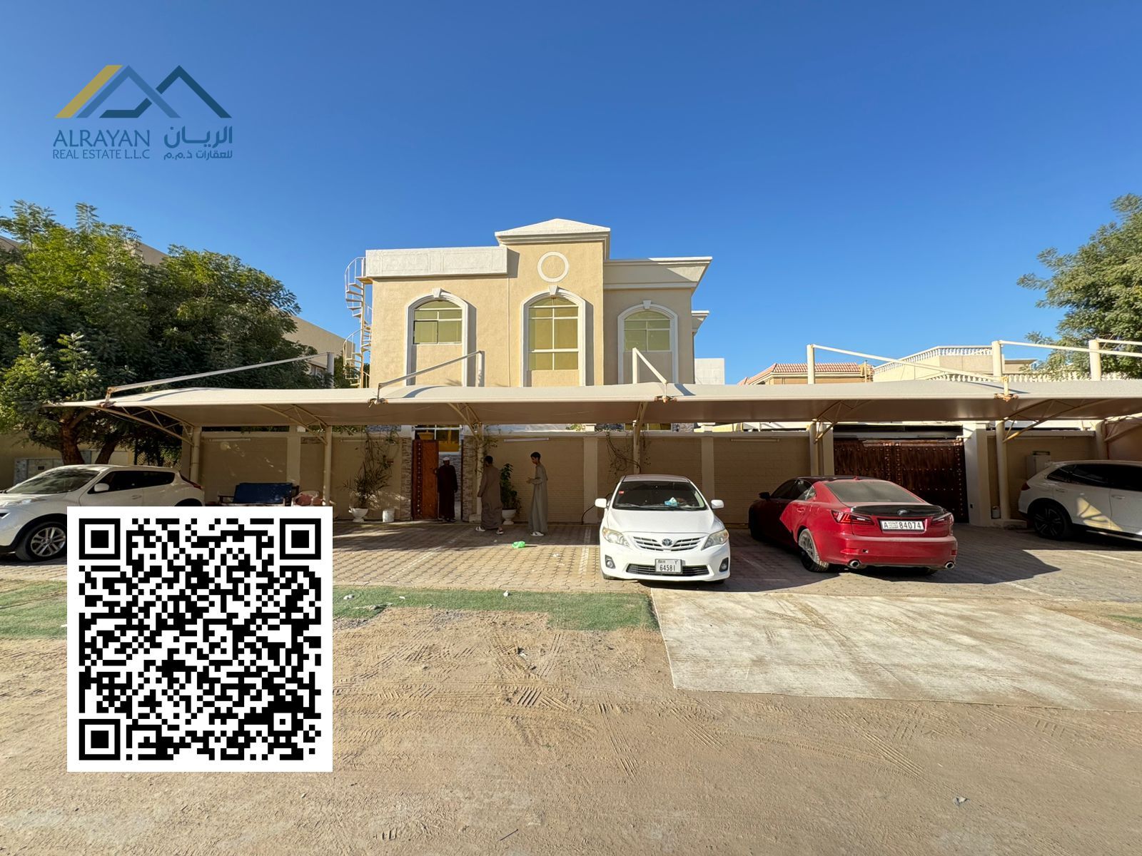 A luxurious villa with spacious areas, suitable for large families.