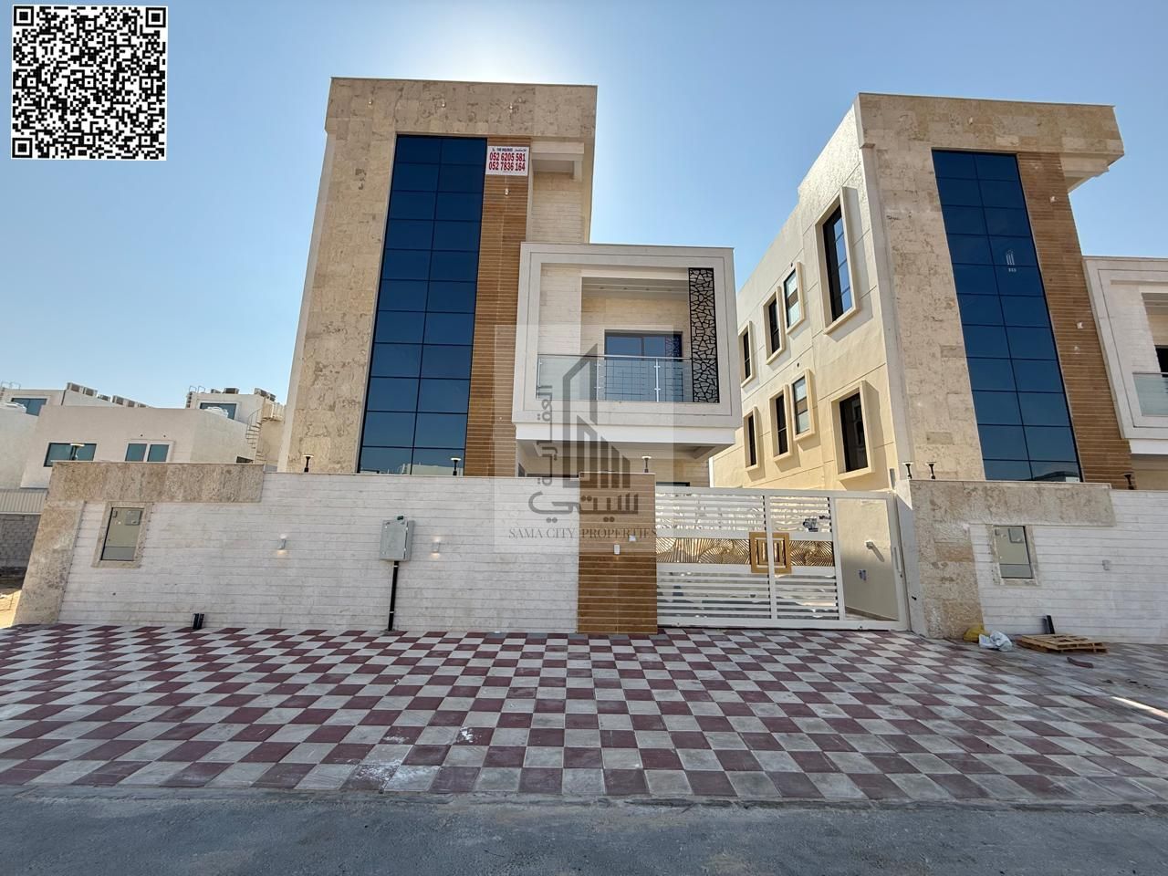For sale, including electricity, water and equipped swimming pool G +2