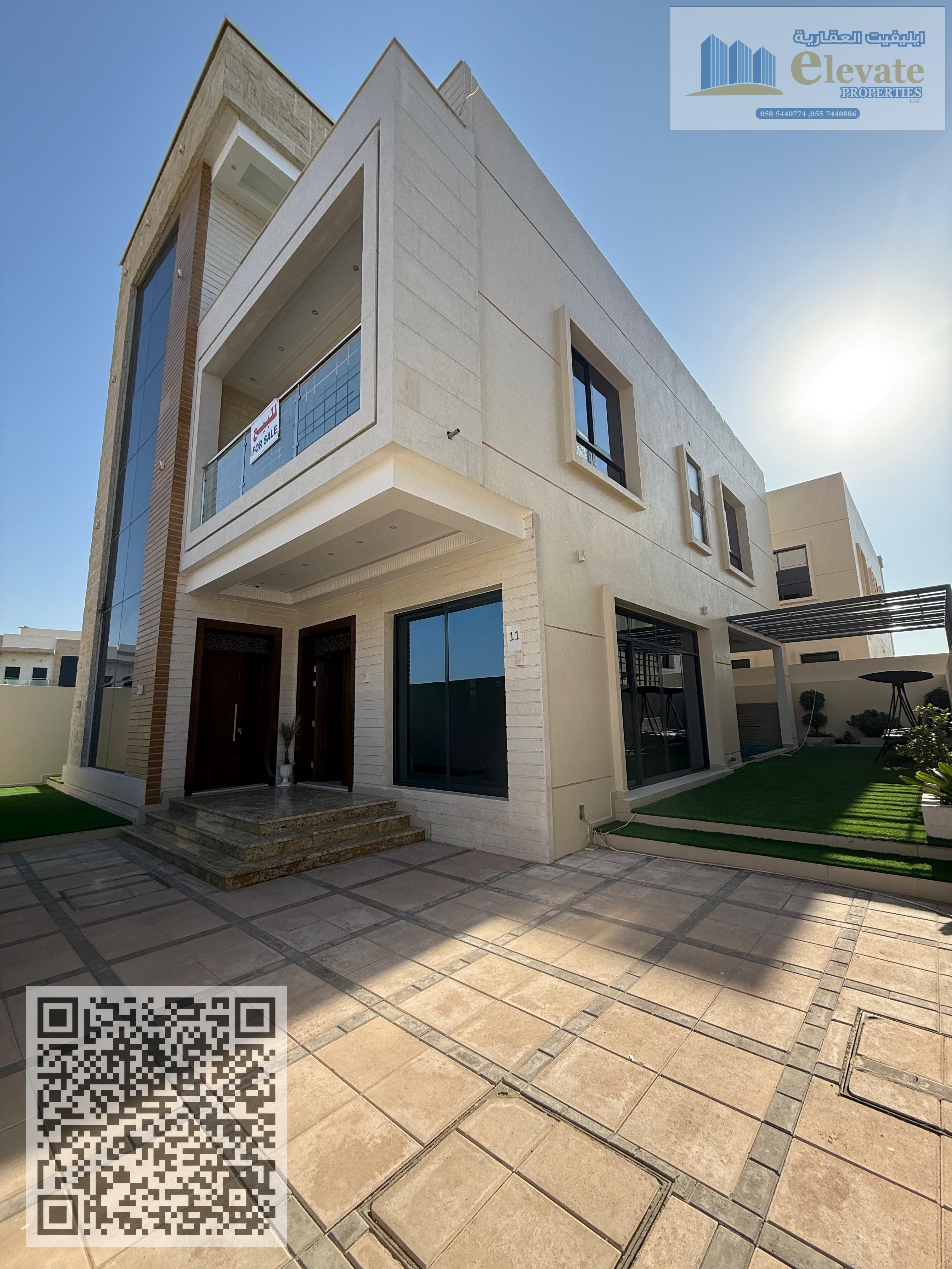 Luxury villa for sale in Al Zahya, Ajman