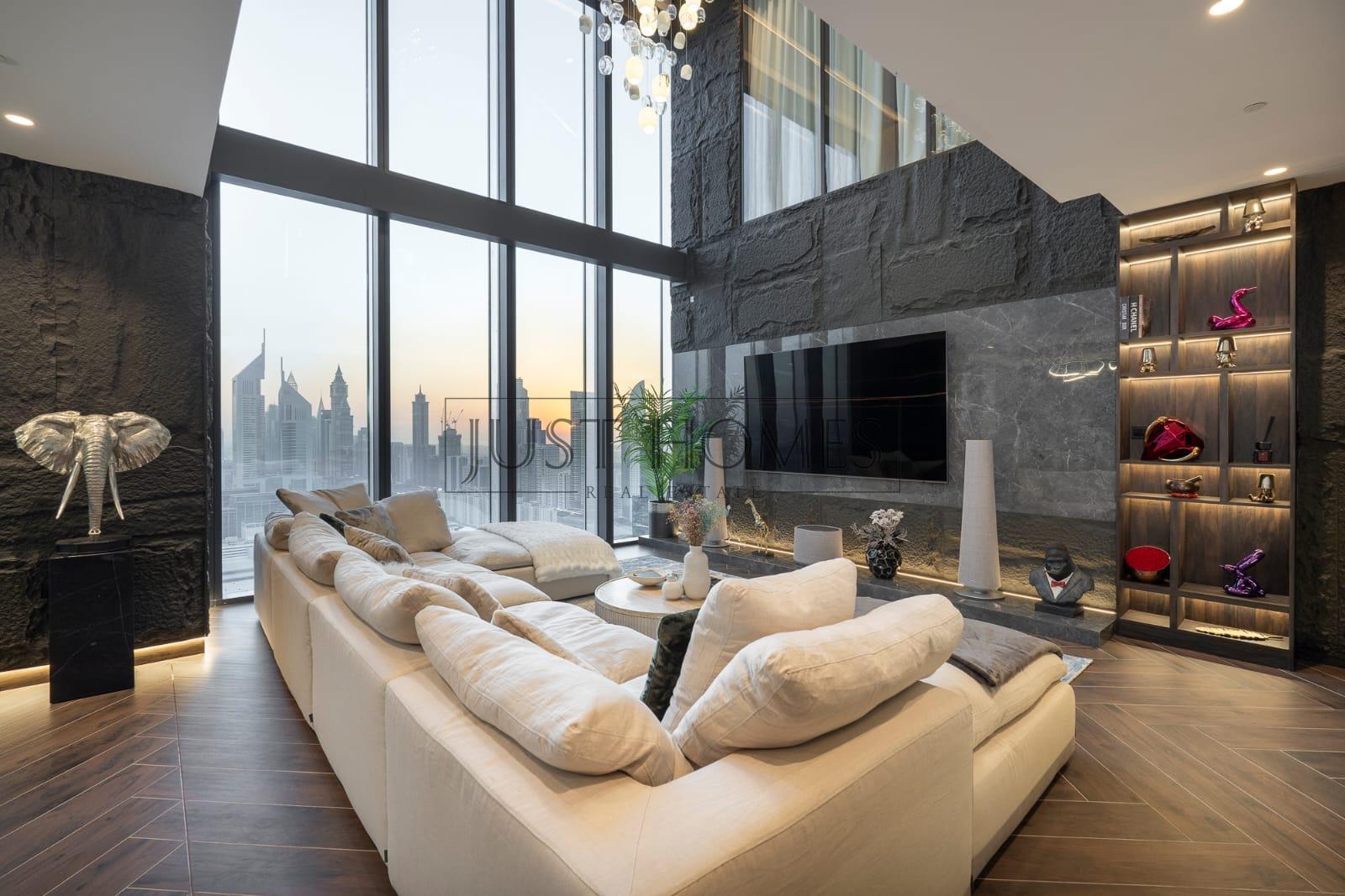 Upgraded | Furnished Duplex | Burj Khalifa Views