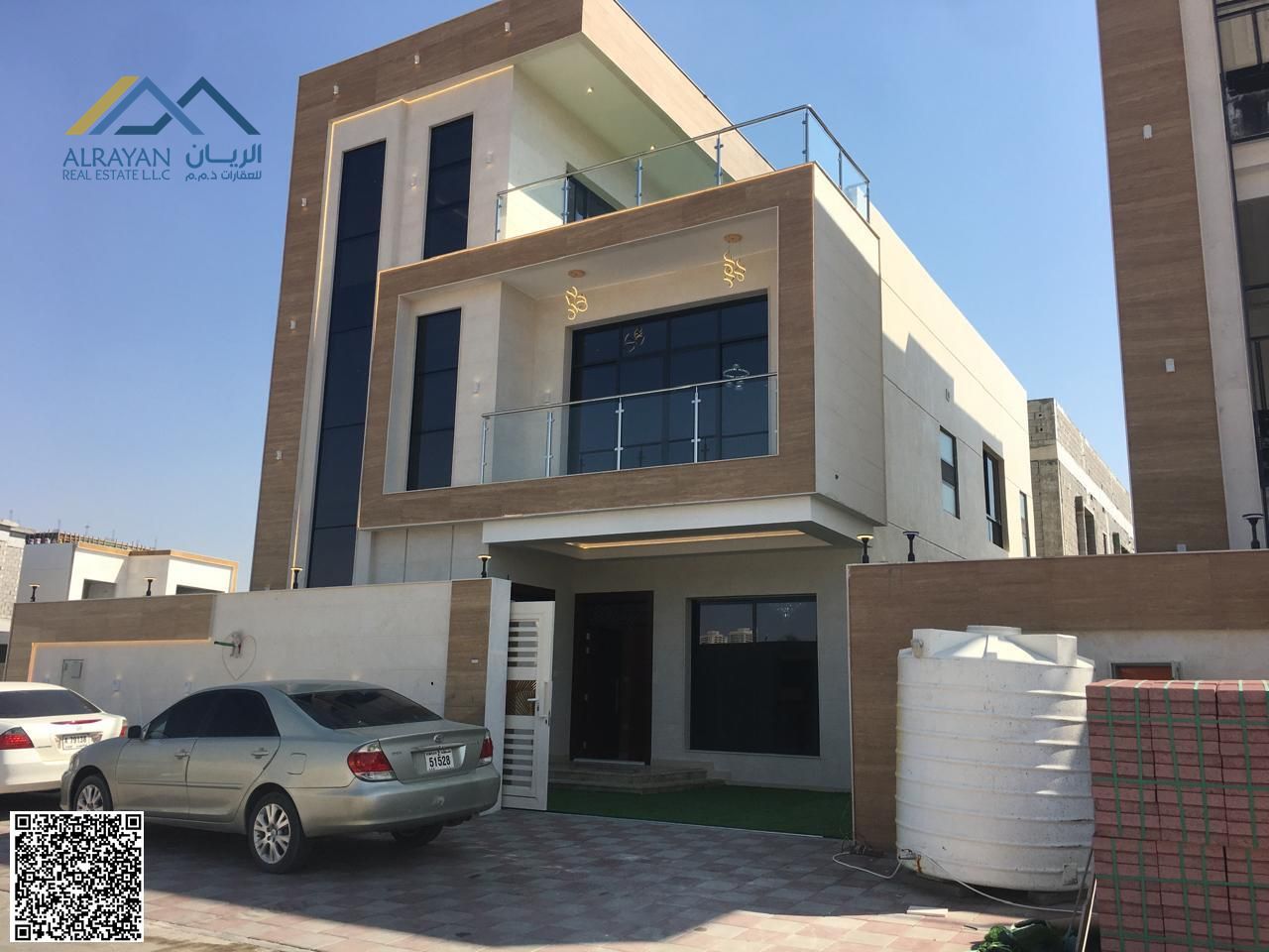 Luxury Villa for Sale in Al Yasmeen - 6 Master Bedrooms | Private Pool | 2 Floors + Roof | Area 3014 ft |