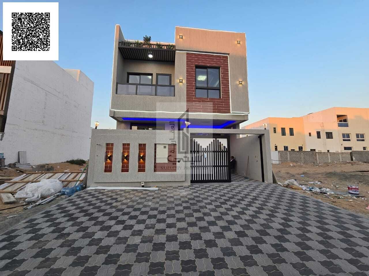Freehold for all nationalities Townhouse, modern, luxurious design Ground + first + roof Al Zahia - Ajman Earth 1725 Construction 30