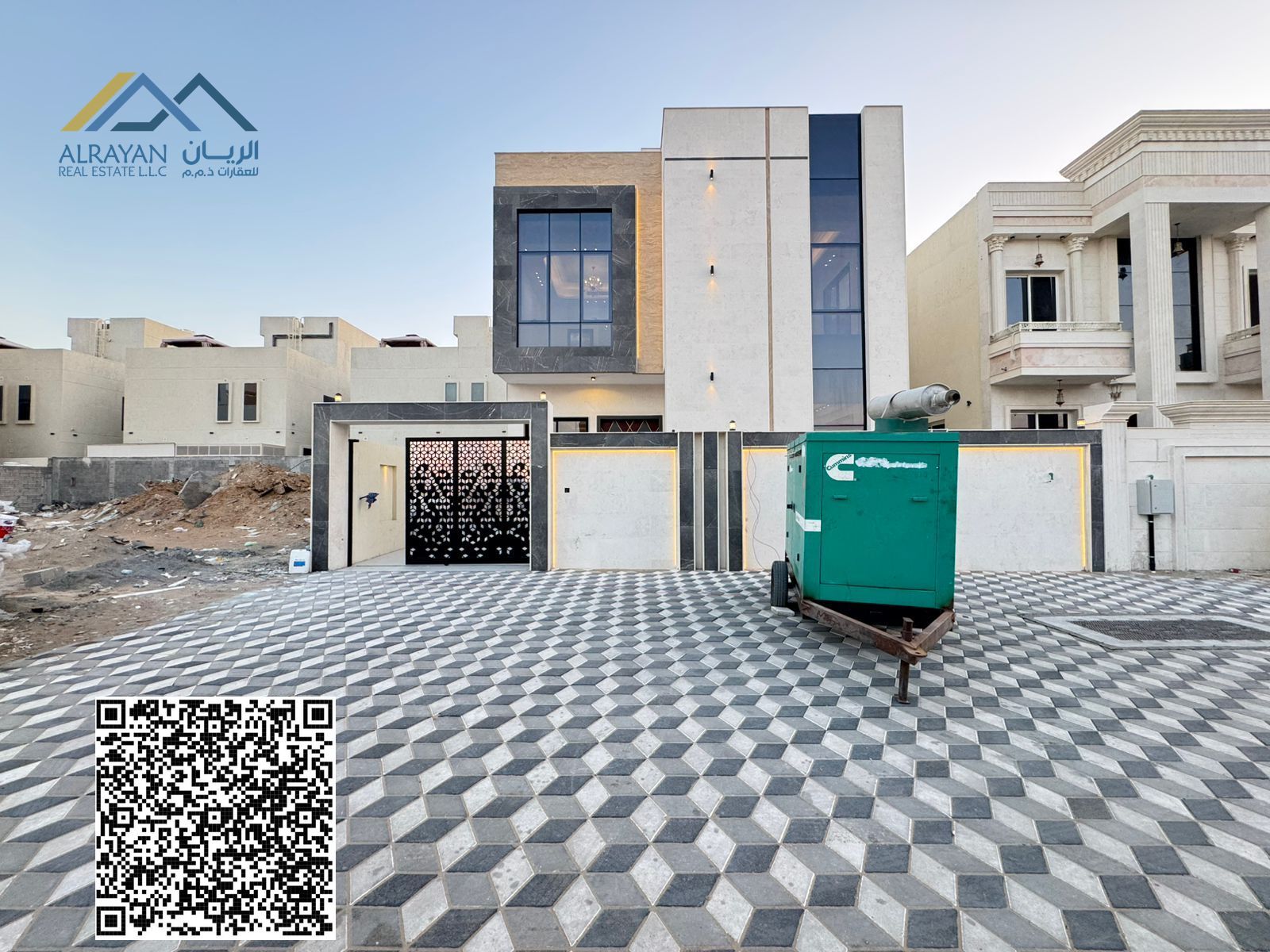 For sale, a classic villa, with personal finishing, freehold, for all nationalities