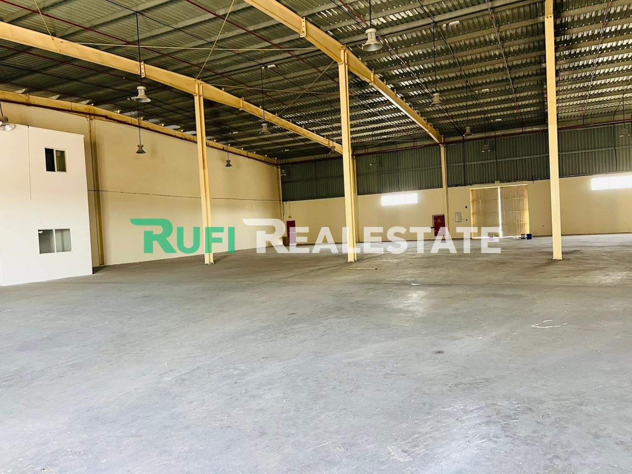 Ready To Move Power 30KW 30,000 SQFT Warehouse for Rent In Emirates Modern Industrial Area, UAQ.