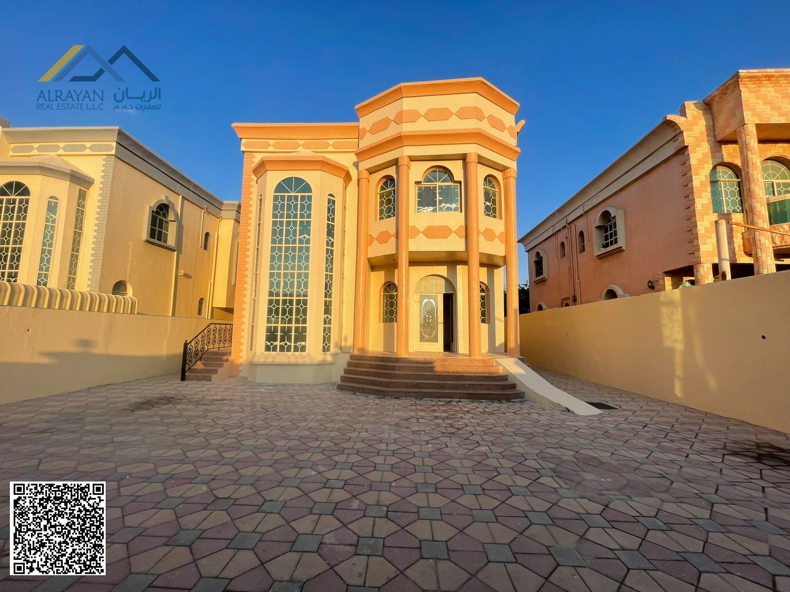 For sale in Ajman, Al Rawda area, near the main street, with water and electricity