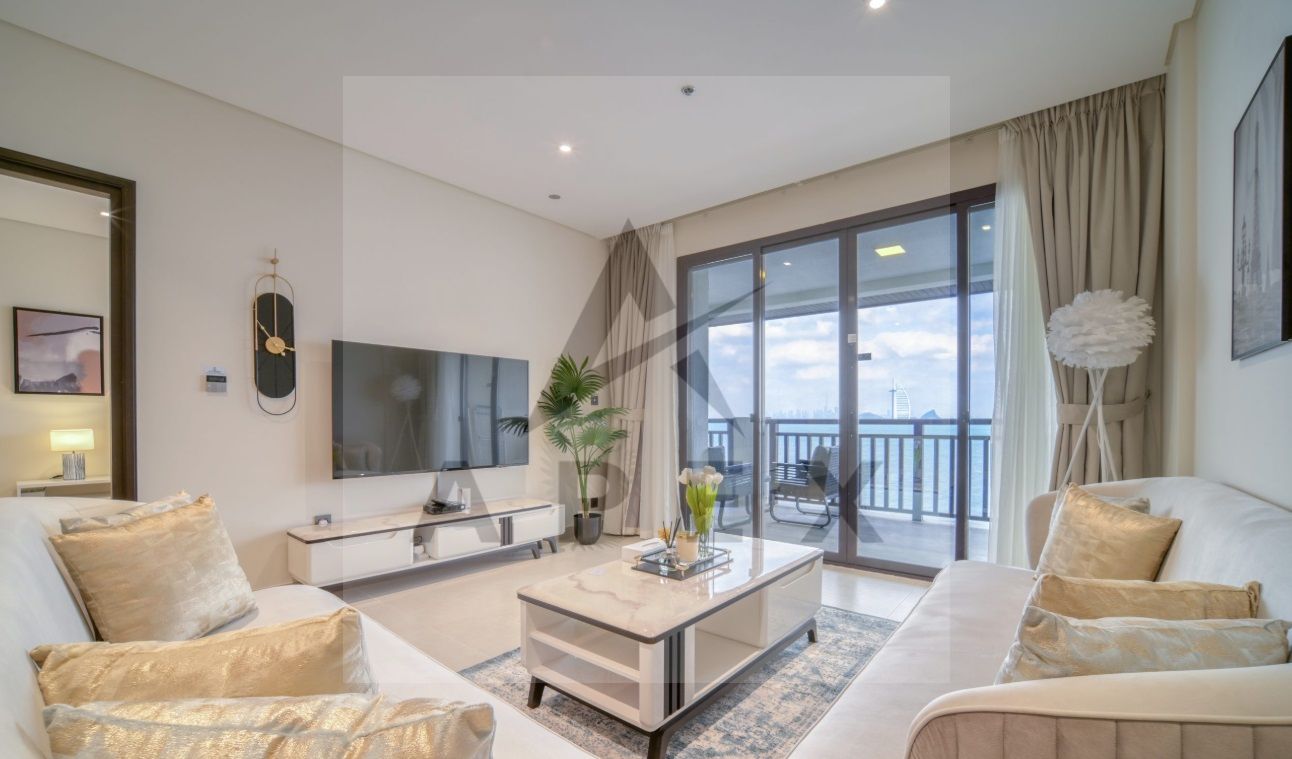 Fully Upgraded | Luxury Furnished | 12 Cheques! | Sea VIew