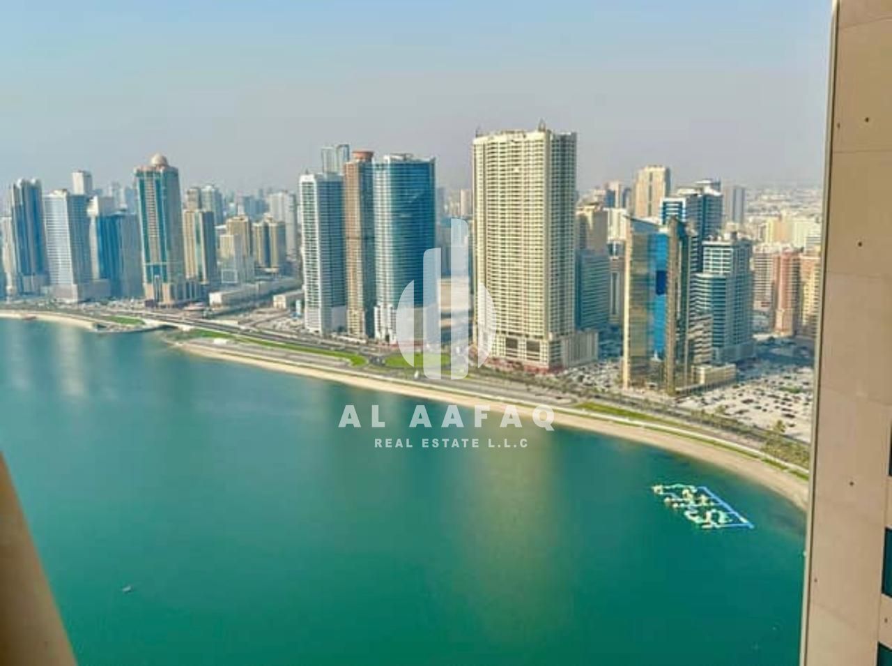 Corniche View 1BHK | AC Chiller free| Parking free | Store Room
