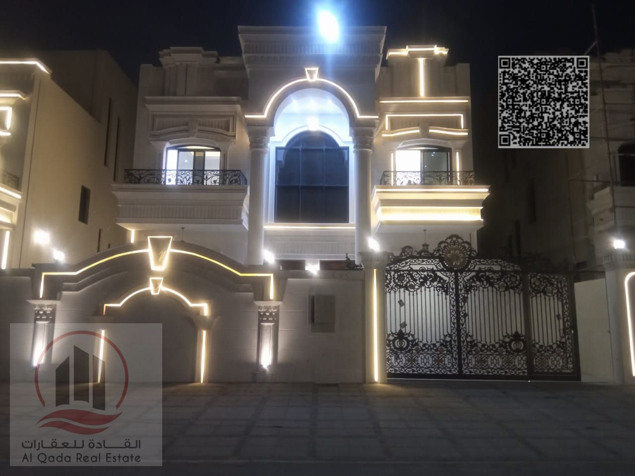 For sale villa in Ajman Al Helio 6 master rooms, a council, a hall and a maid's room, free ownership for all nationalities and the possibility of bank
