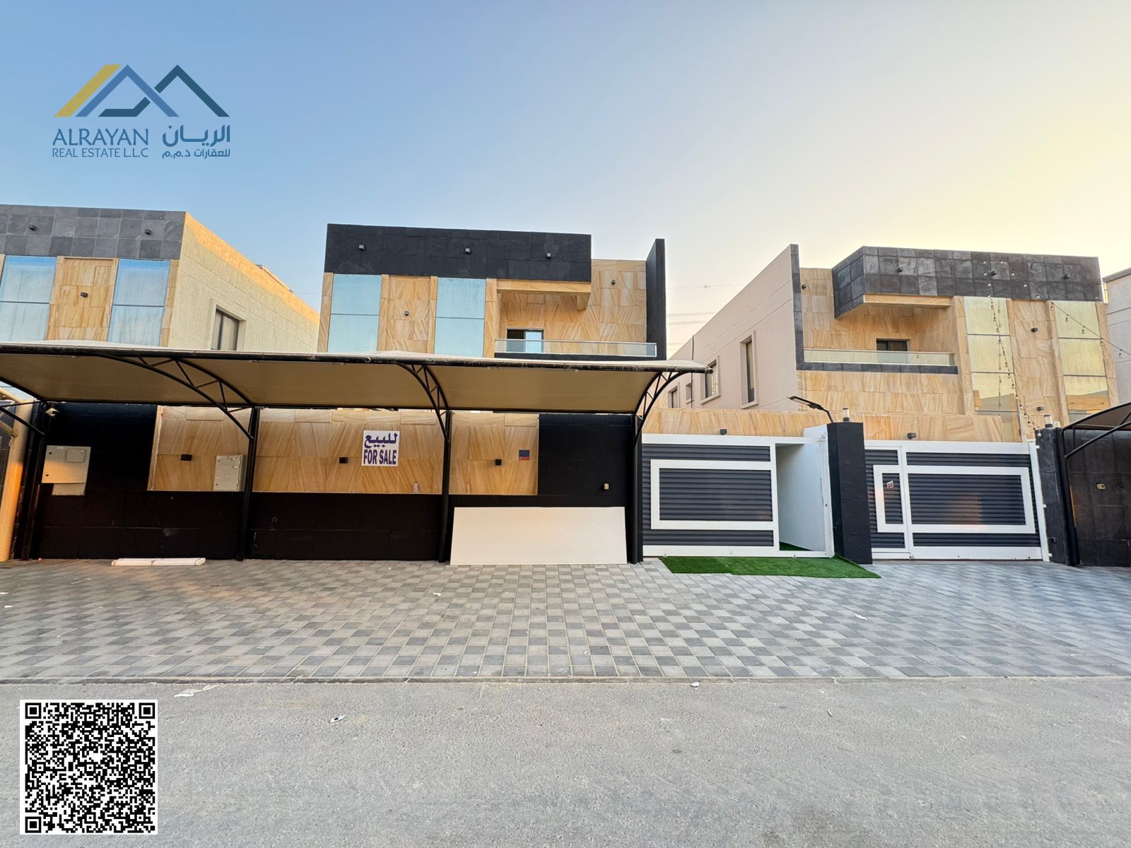 Luxury villa for sale in Ajman Al Yasmeen Freehold Super Deluxe Finishing Without Down Payment And Without Annual Fees At A Price