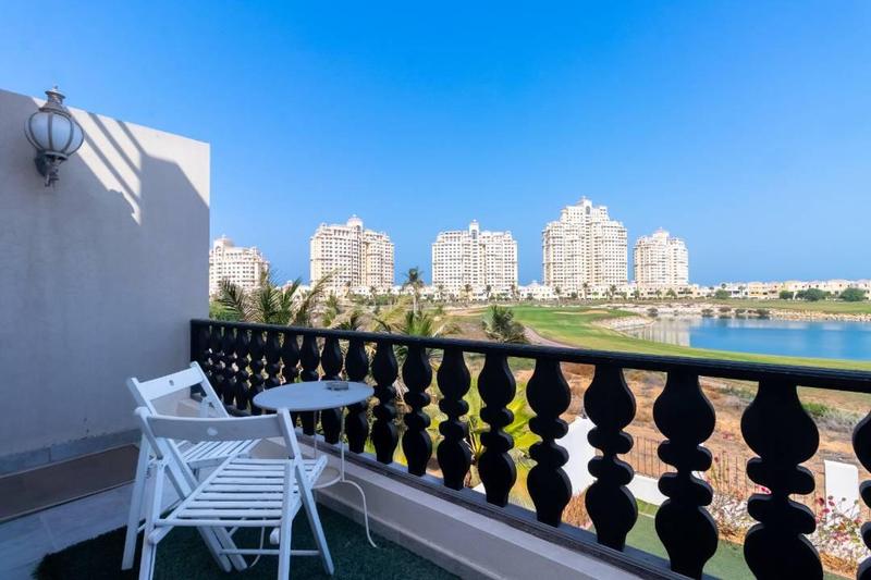 6 Cheques - Furnished 3 Bedroom Available for Rent in Al Hamra Village