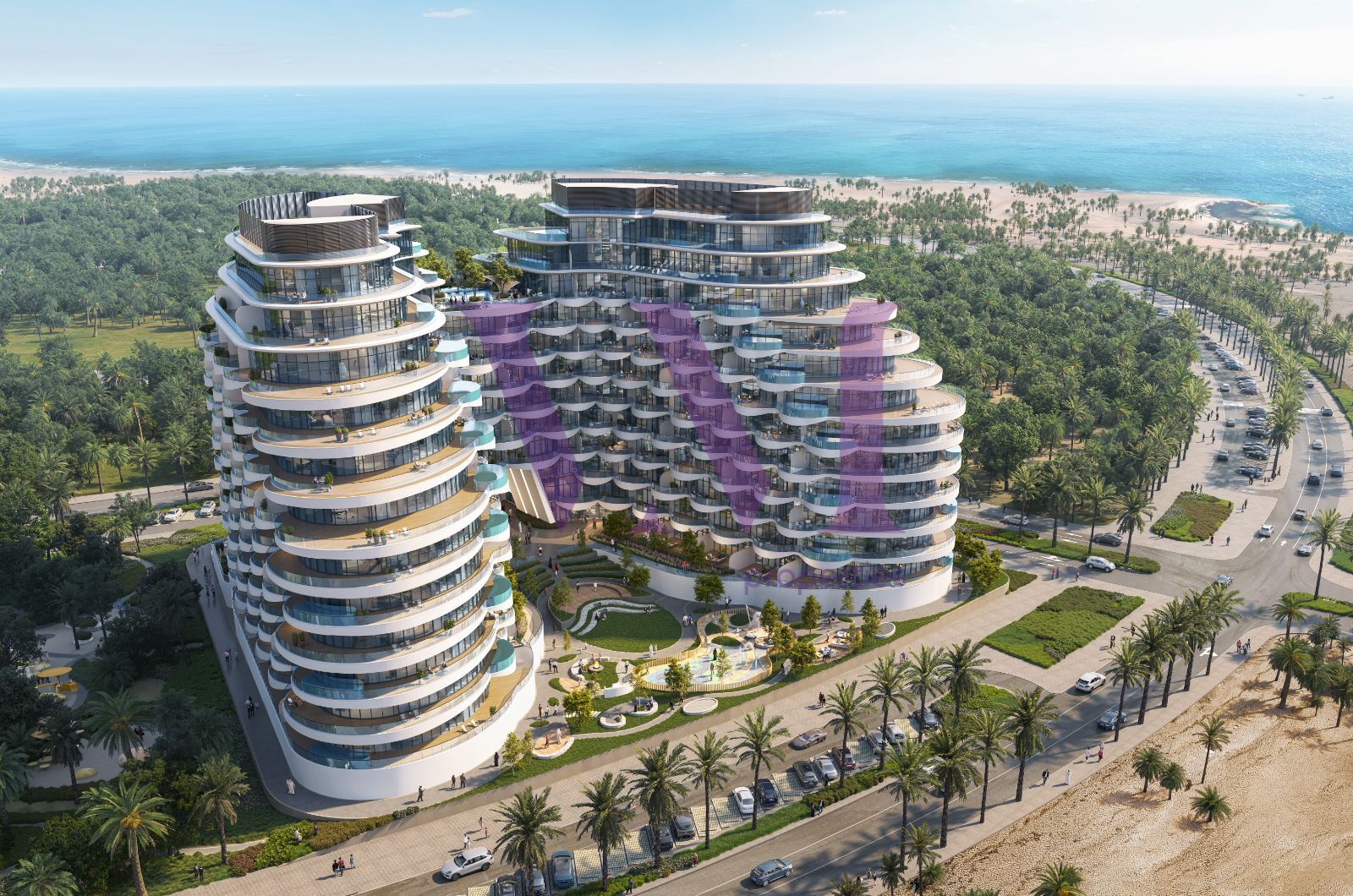 FURNISHED 3Bd | Sea View | Privet Pool