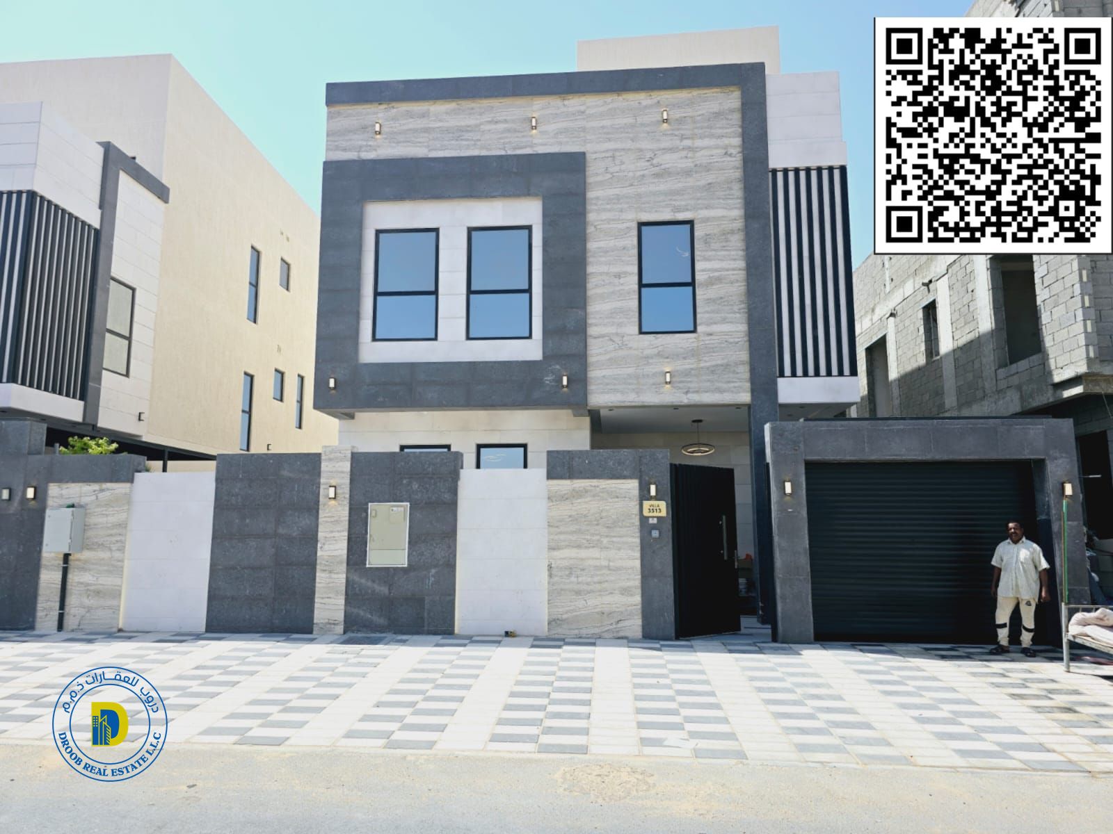 For sale in Al Bahia, Ajman, without down payment, 100% bank financing. The price includes appliances, air conditioners, water and electricity.