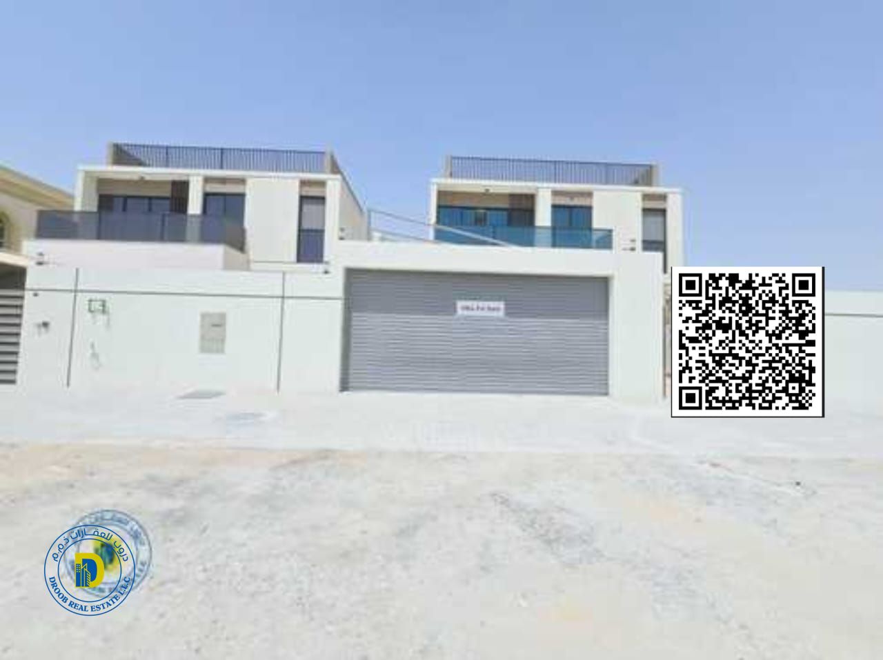For sale, a 5-bedroom villa with a roof in Al Mowaihat 2, Ajman, , including AC, freehold for all nationalities, 100% bank financing