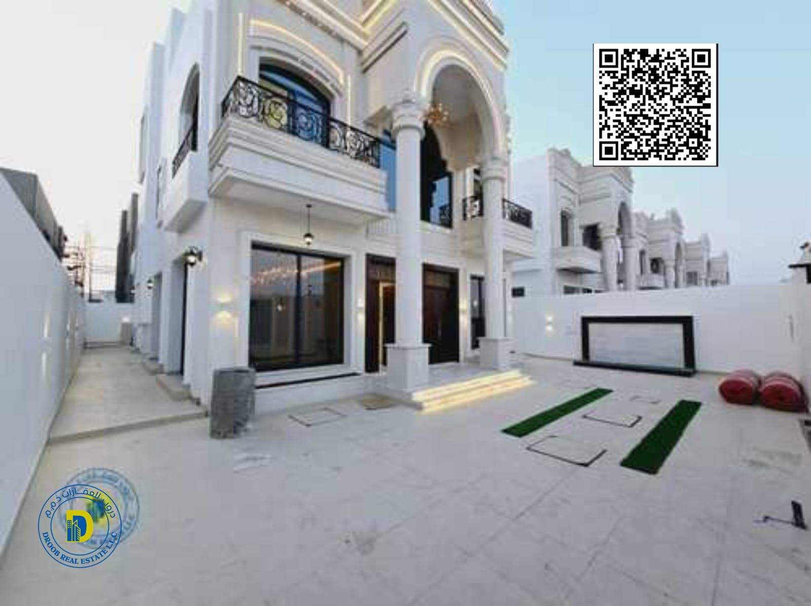 Large villa for sale in Al Helio 2, Ajman, 5 rooms The price includes registration fees.