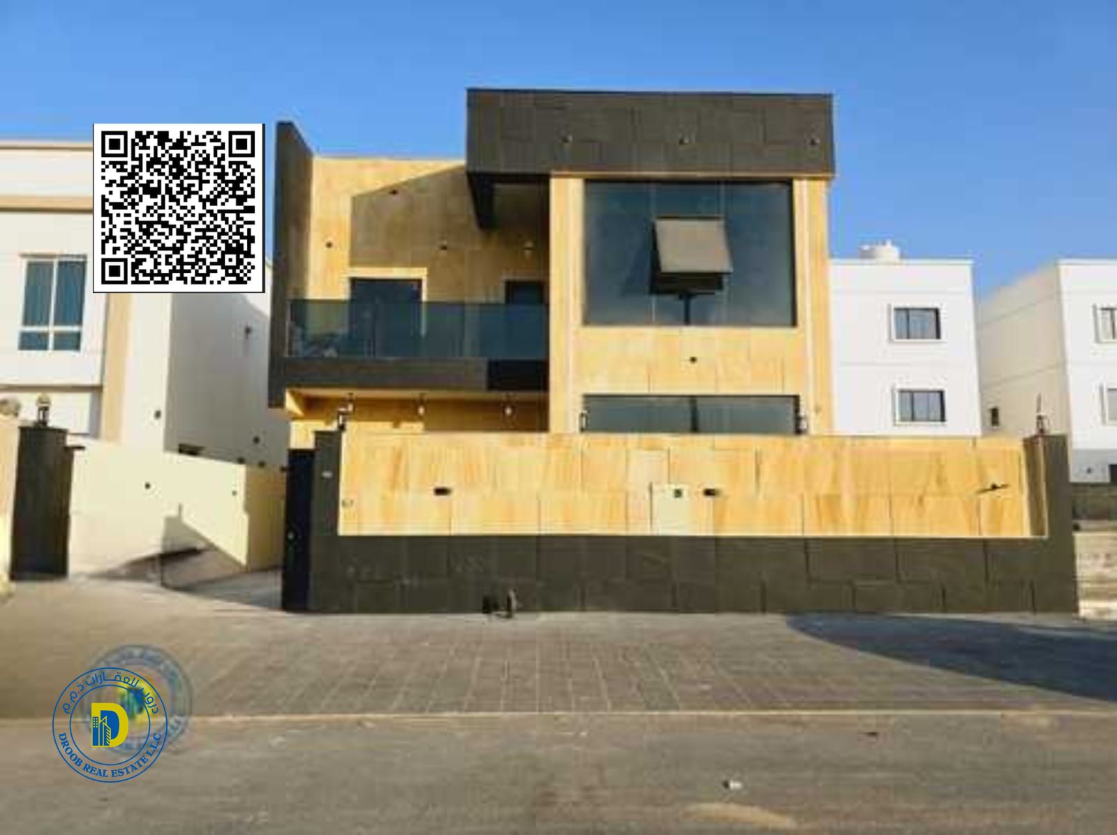 For those with discerning taste, a modern villa is for sale in Al Zahia, Ajman. The price includes registration fees.