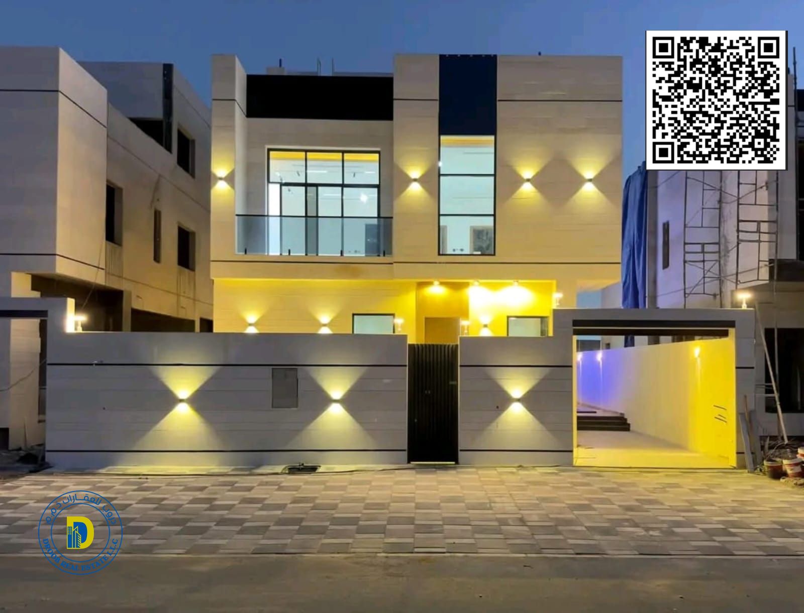 For sale in Al Bahia, Ajman. The price includes registration fees. Modern finishing.