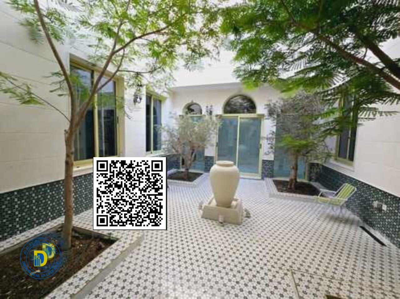 For sale, a Moroccan-style villa, Al Rawda 2, Ajman. The price includes water, electricity, air conditioning, and sewage.