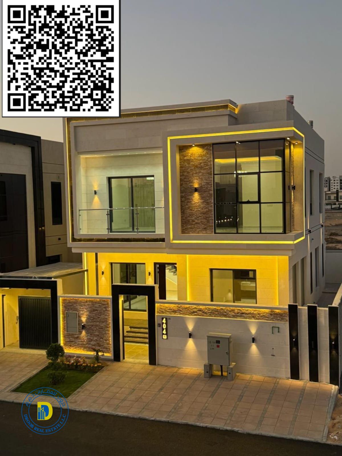 Excellent villa for sale in Al Yasmeen, Ajman. The price includes water, electricity and air conditioning.