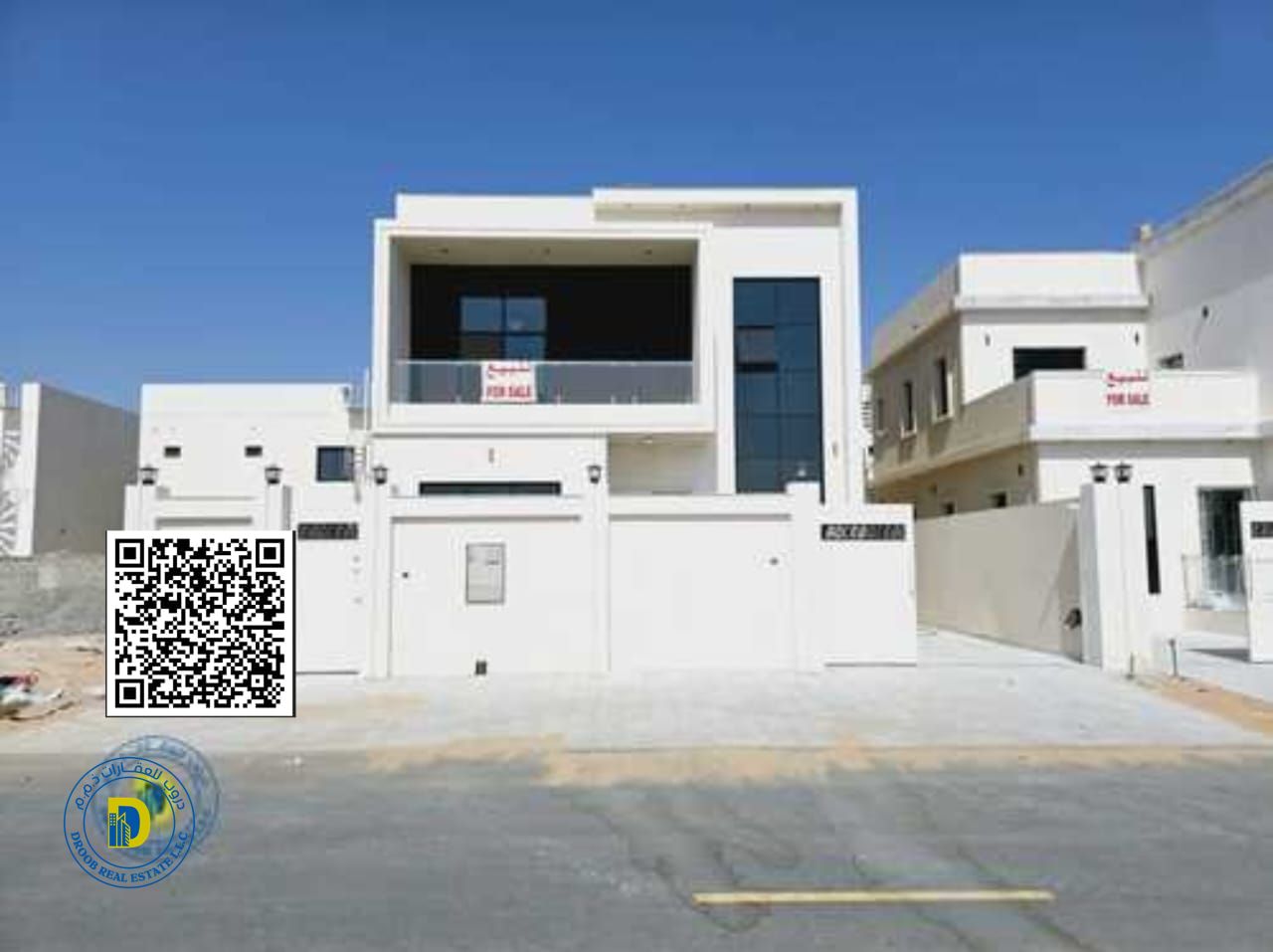 For sale without down payment, 100% bank financing, in Al Bahia area, Ajman, freehold for all nationalities. The price includes registration fees.