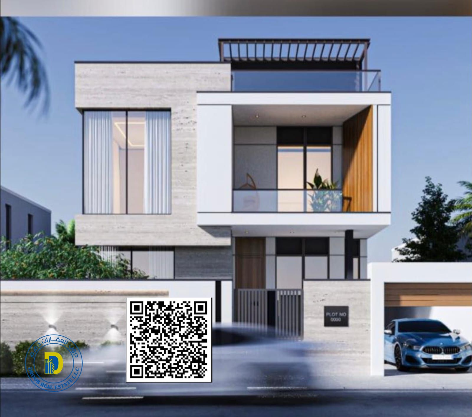 For sale in Al Helio 2, a luxurious villa with 5 rooms, modern design, at a very special price, with bank financing
