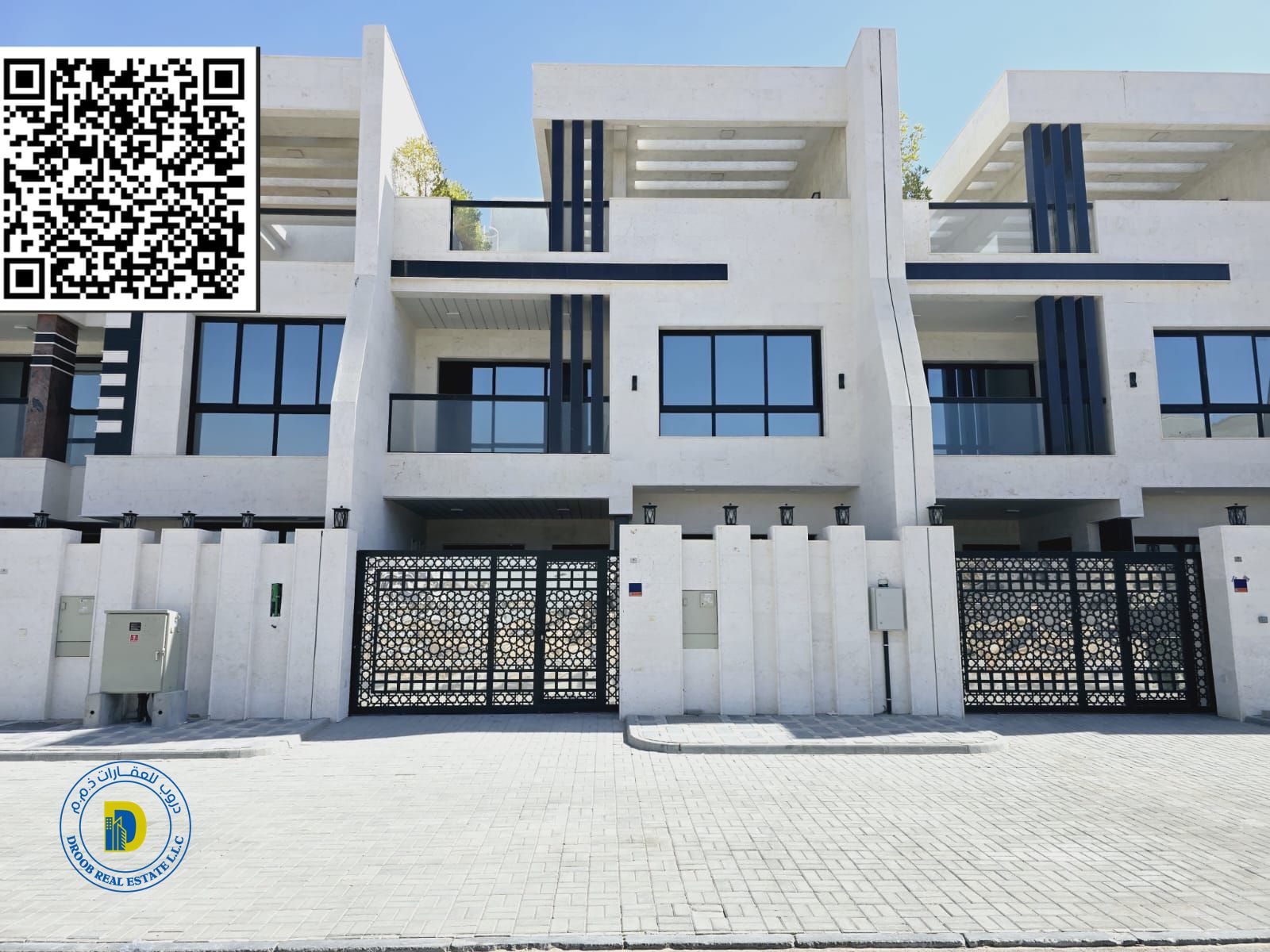 For sale in Al Alia, Ajman, a 4-bedroom villa with a roof. The price includes air conditioning. Freehold for all nationalities.
