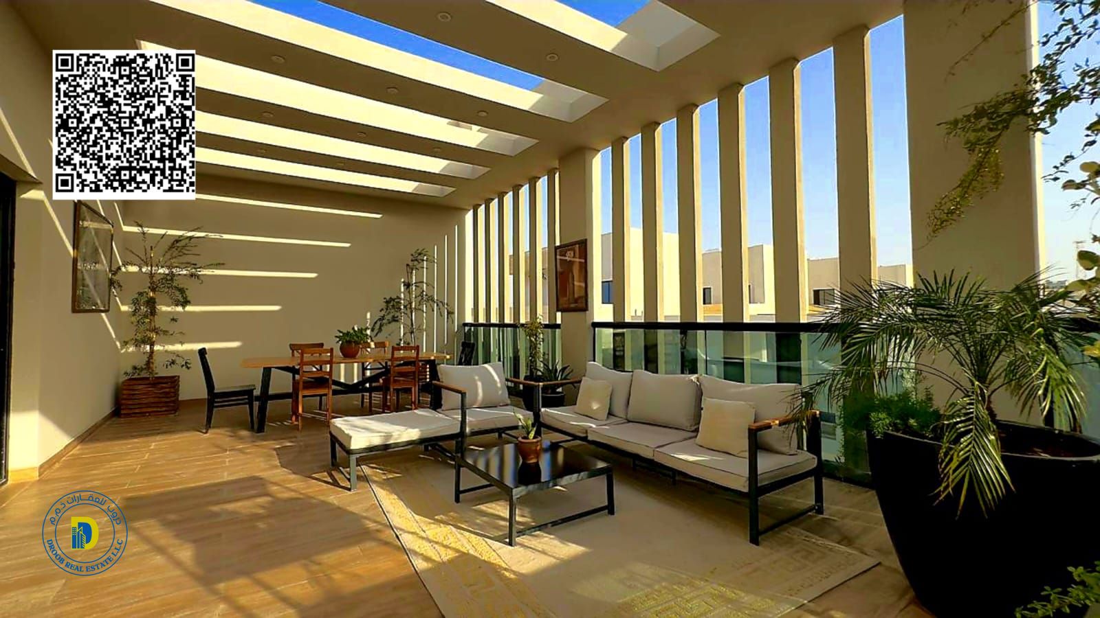 For sale, a luxurious 7-room villa with a roof in the Al Amerah area of Ajman, including registration fees and air conditioning