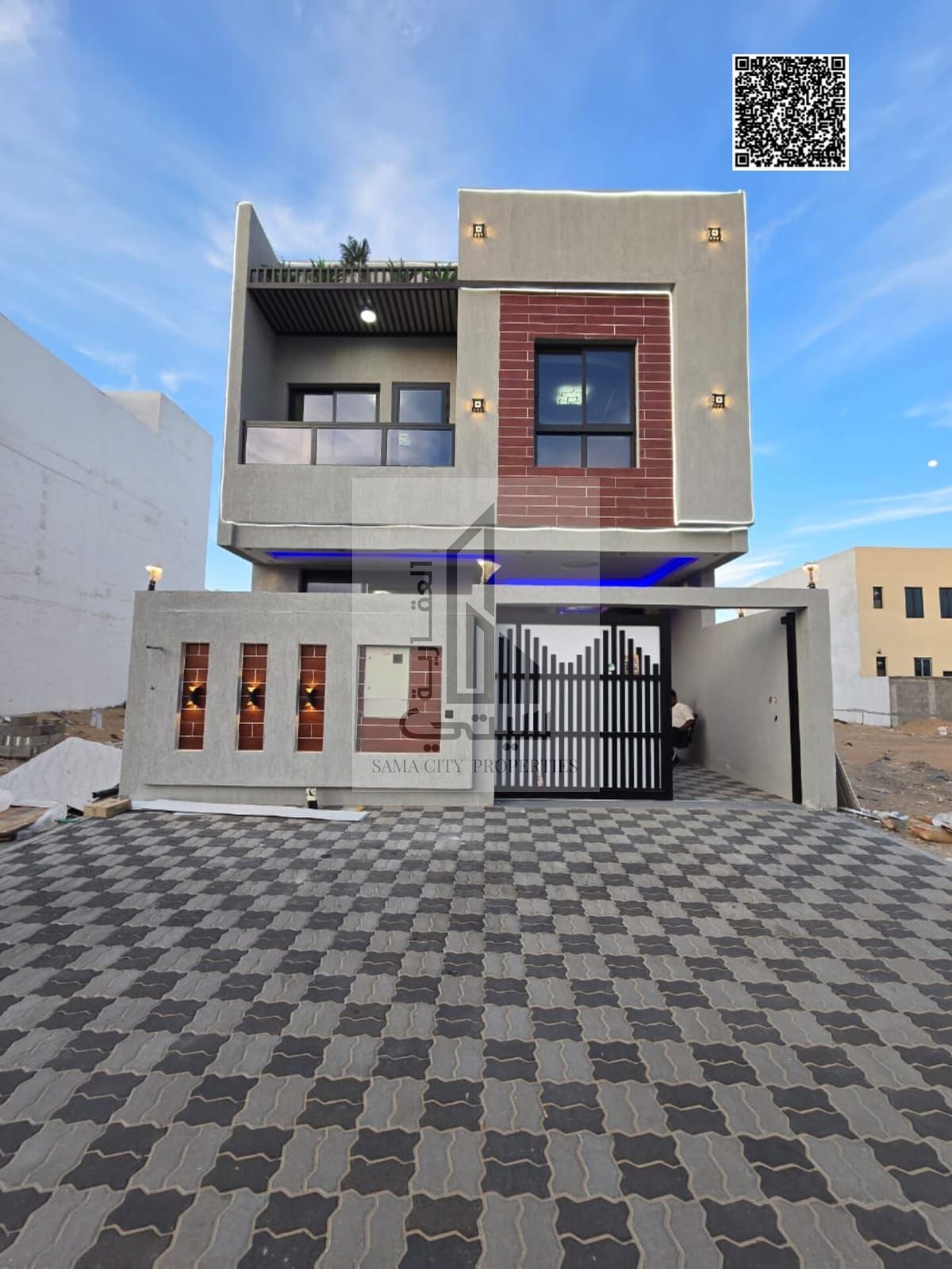 Villa in the best residential locations in Al Zahya area, directly on Sheikh Mohammed bin Zayed Road, without down payment, full monthly bank financin