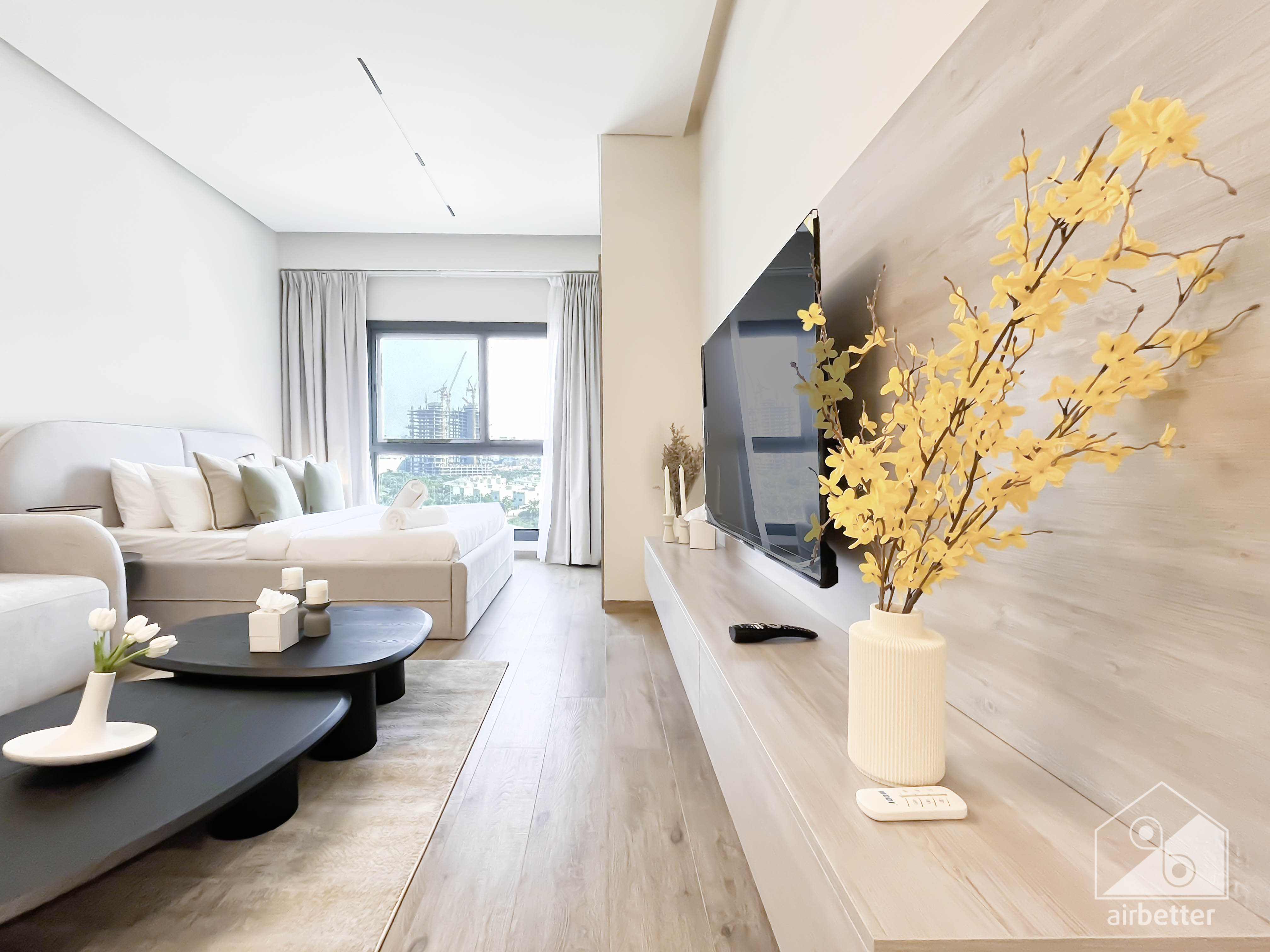 Fully Furnished Studio in Rokane G25, JVC - ALL BILLS Inc. + FREE Parking & Wifi