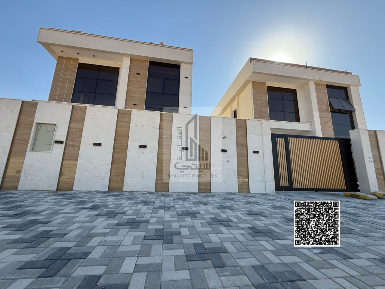 At a bargain price and without down payment, a villa near the mosque, one of the most luxurious villas in Ajman, with a palace design, super deluxe fi