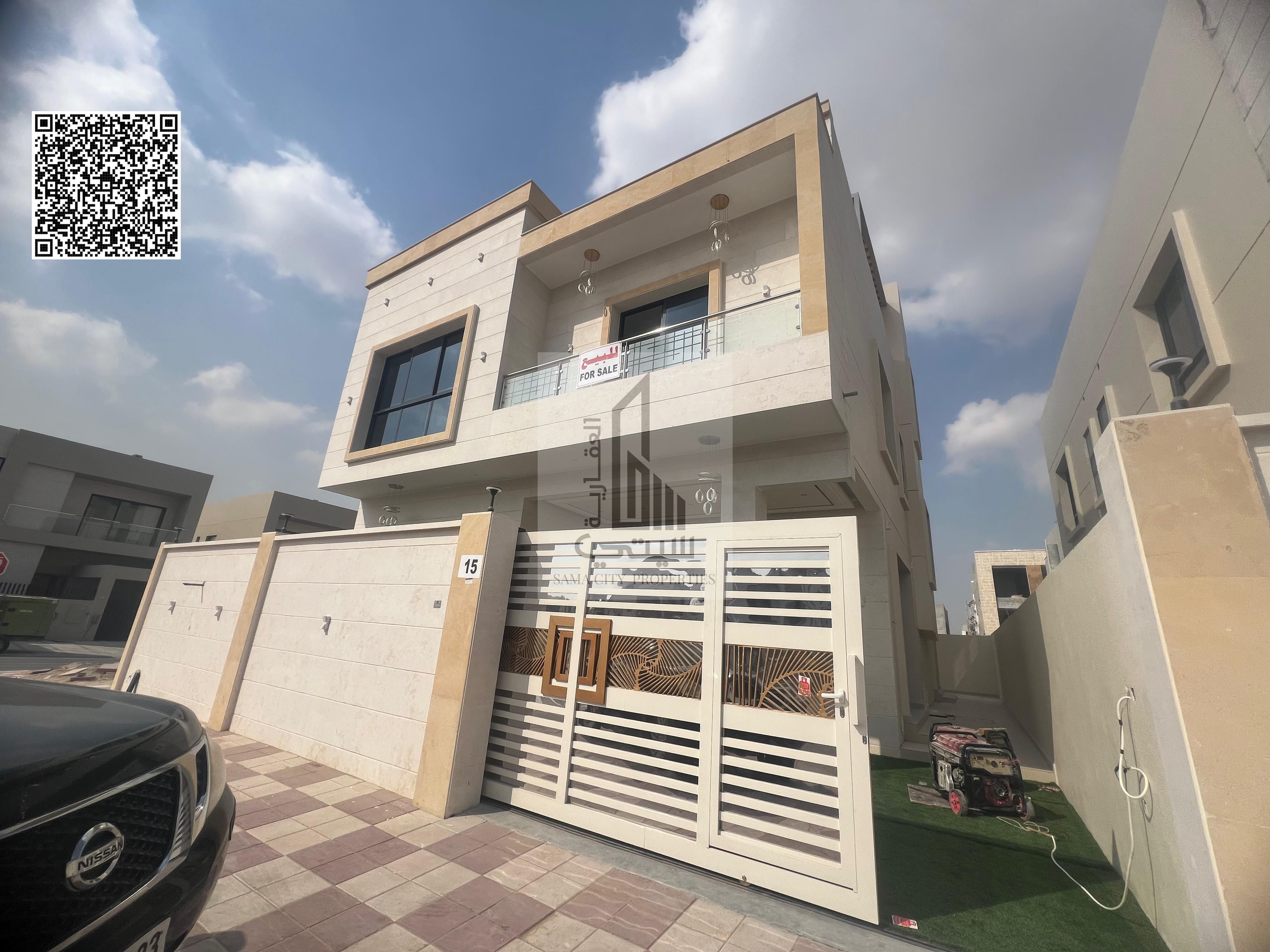 Modern villa with roof on Sheikh Mohammed Bin Zayed Road
