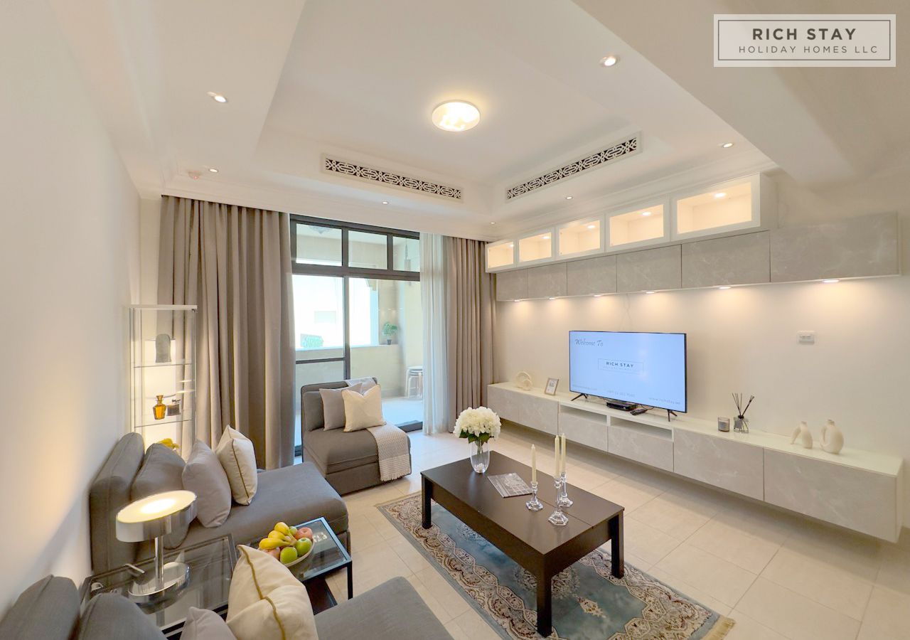 1BR in Souk Al-Bahr | Fully Furnished | Burj Khalifa View