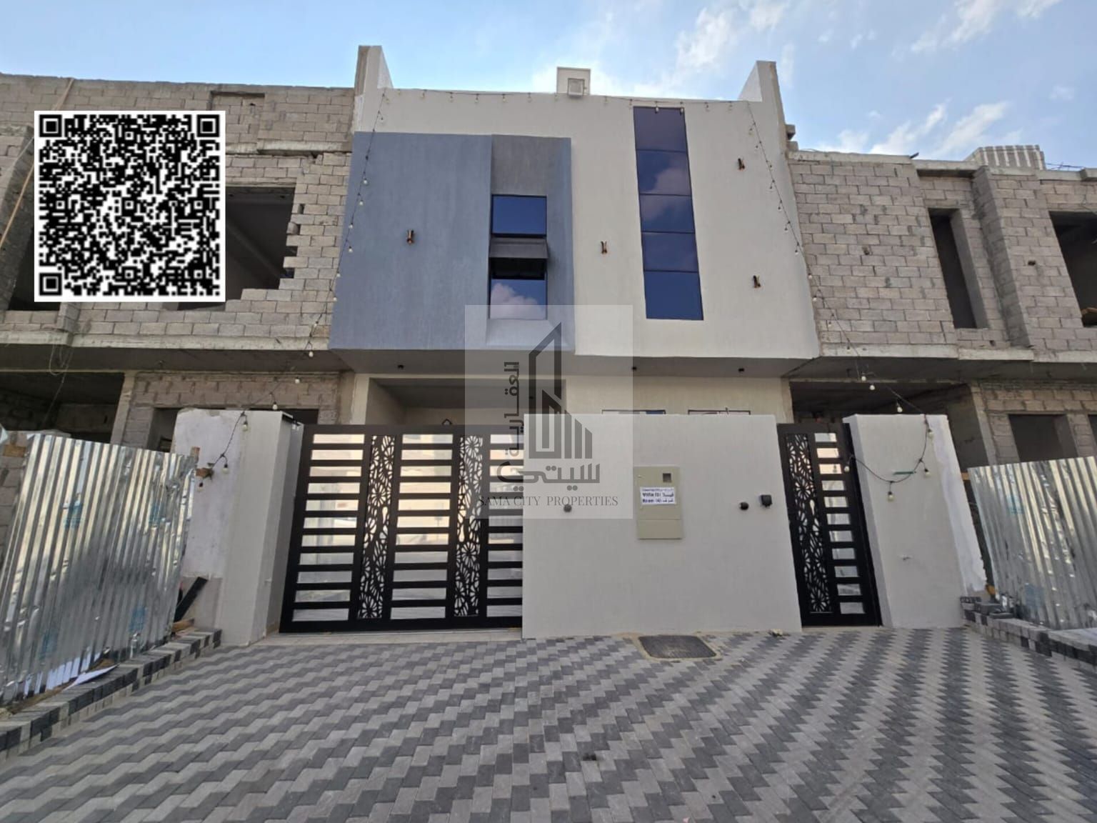 Luxury townhouse for sale Ajman, Al Yasmeen area Land area 1730 Building area 3300 Close to Sheikh Mohammed bin Zayed Street * Consi