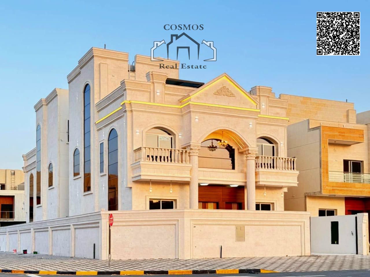 Corner Classic 5 Bedrooms Villa for Sale| Al Helio 2, Ajman| AED 1,900,000 Including Registration Fees | Zero Down-Payment | Mortgage Available